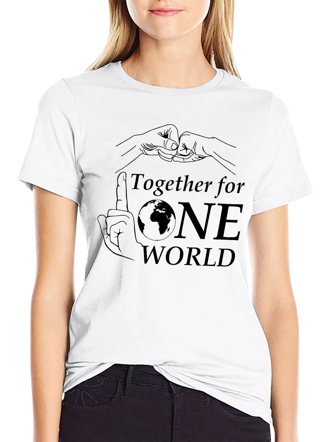 Together for One World Graphic T-Shirt