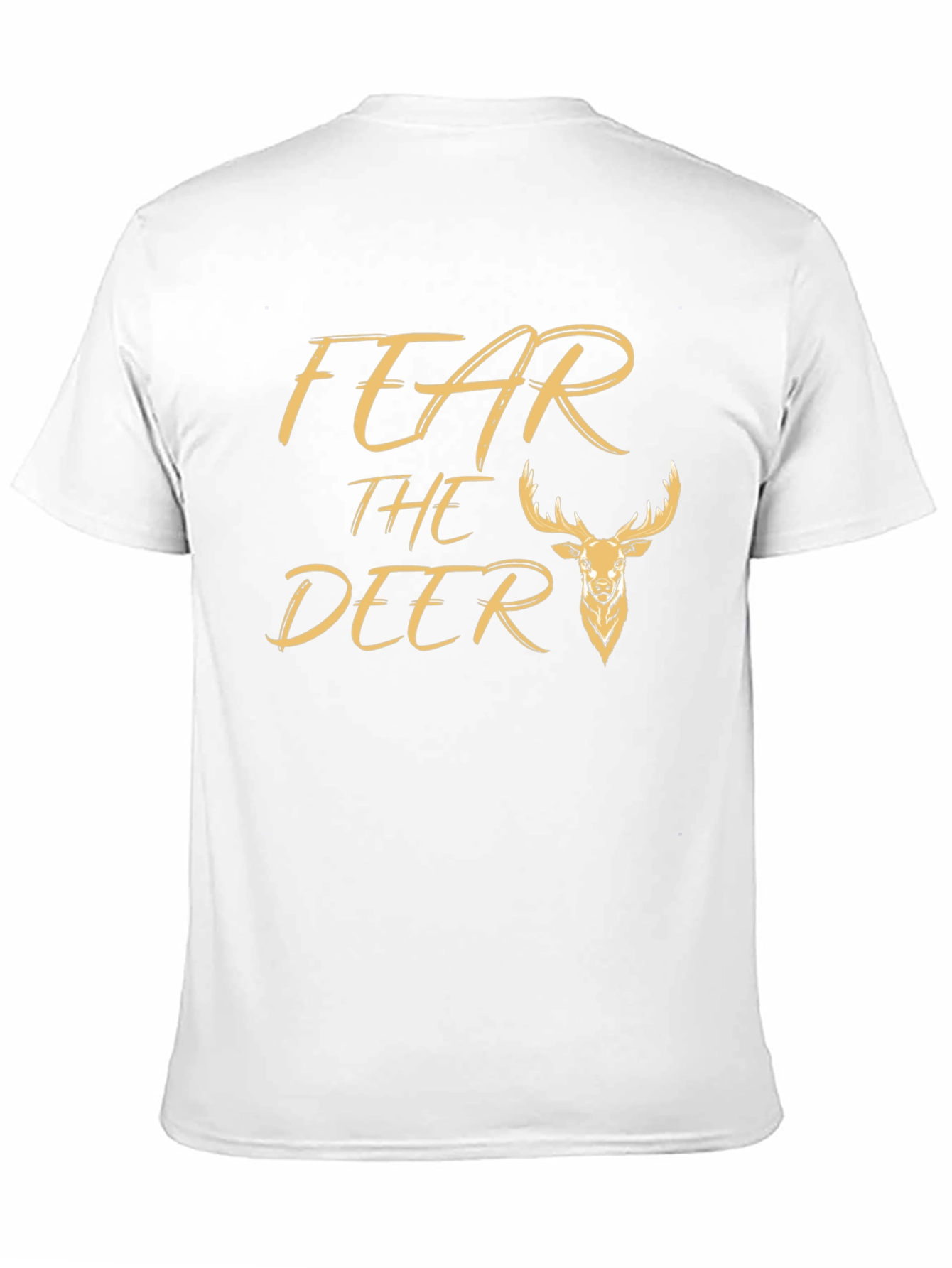 Fear the Deer Black Graphic Tee
