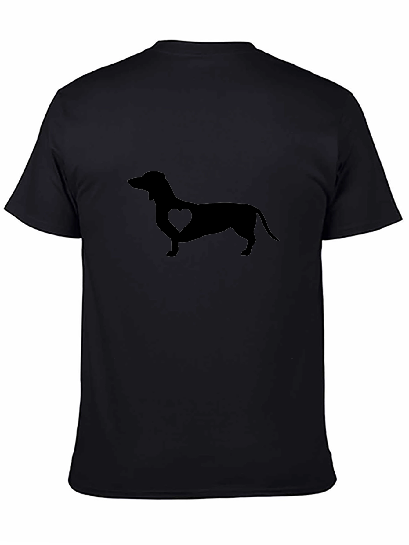 Dachshund Heart Graphic Tee - Stylish Dog Lover Shirt