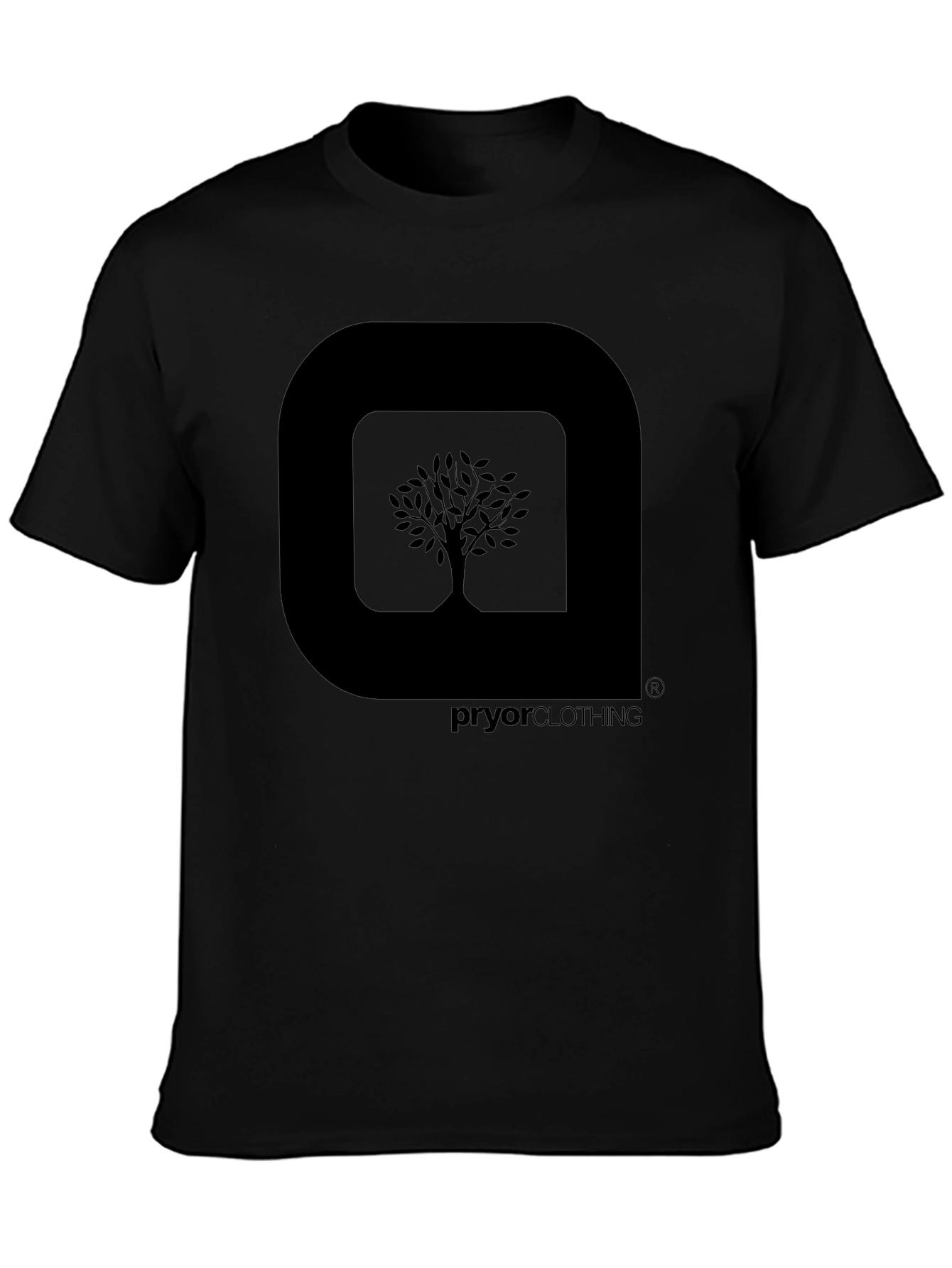 Pryor Clothing Black Tree Logo T-Shirt