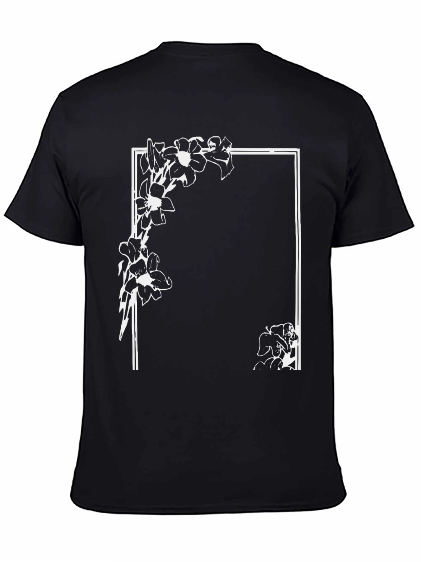 Floral Frame Graphic T-Shirt