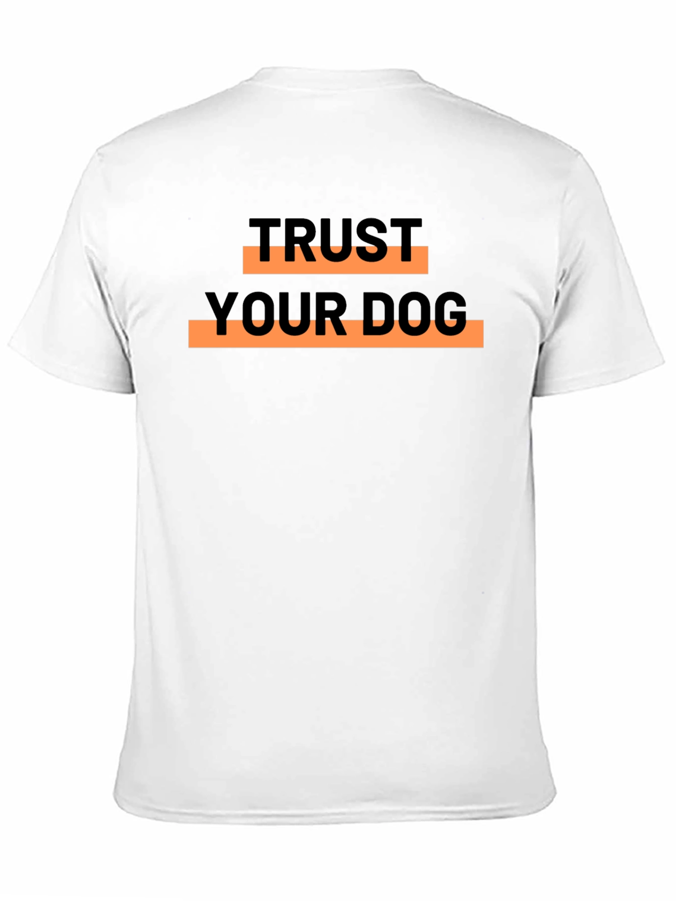 Trust Your Dog Graphic T-Shirt - Black