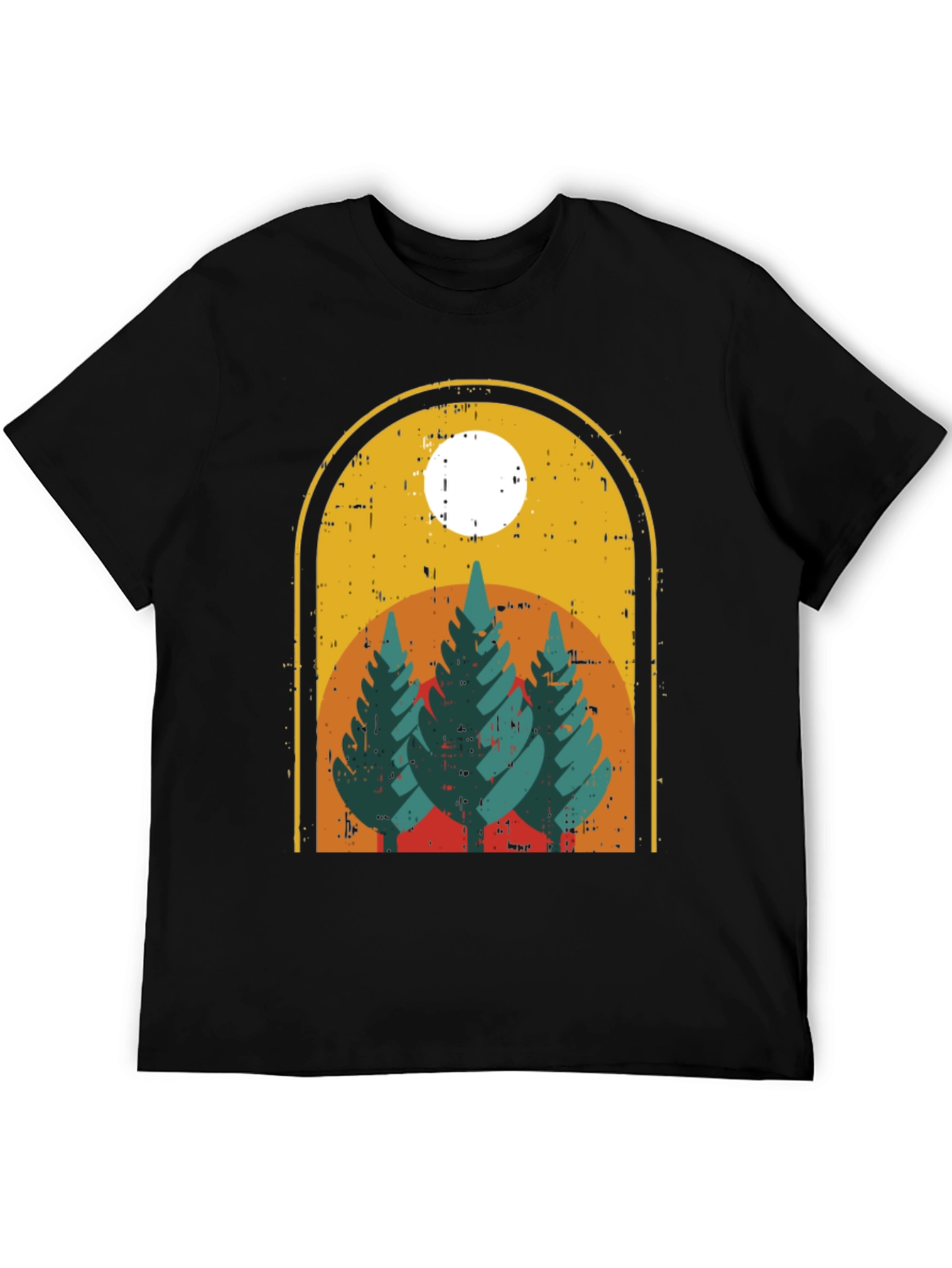 Retro Mountain Scene T-Shirt