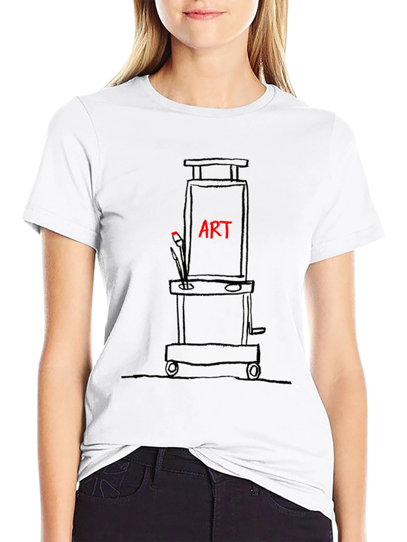 Art Easel Graphic T-Shirt - Artist Apparel