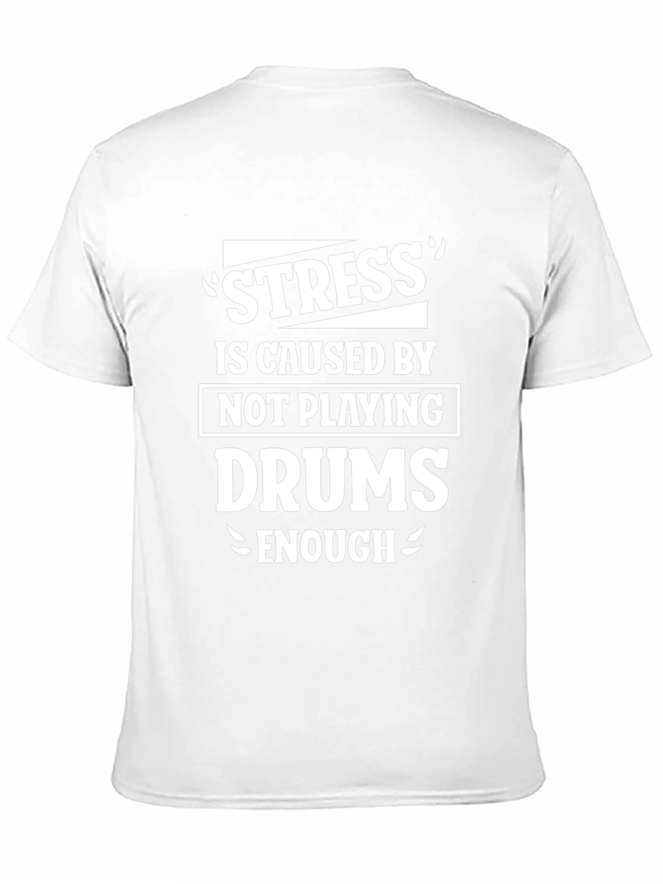 Stress Drums Funny Graphic Tee