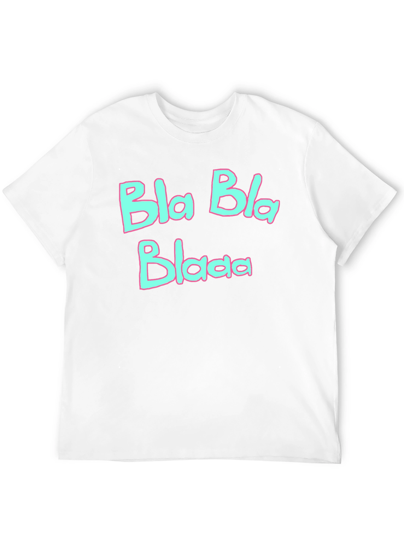 Bla Bla Blaaa Graphic T-Shirt - Black