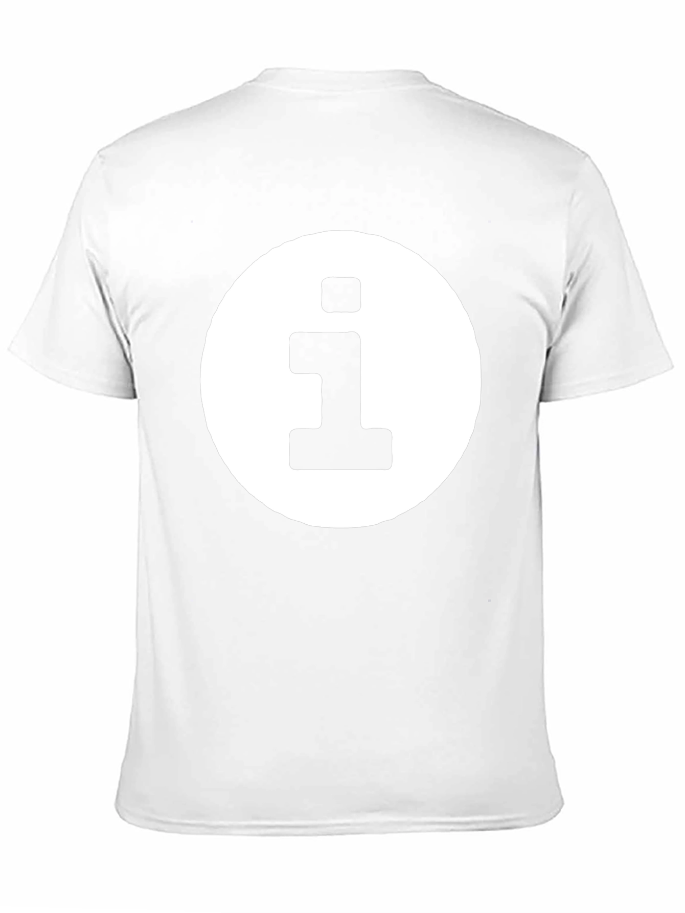 Info Symbol Black T-Shirt