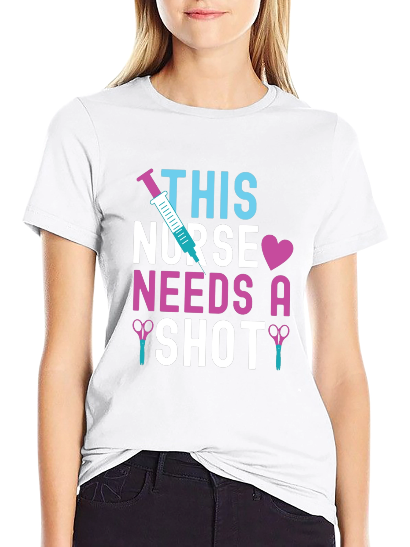 Nurse Shot T-Shirt - Healthcare Humor Tee
