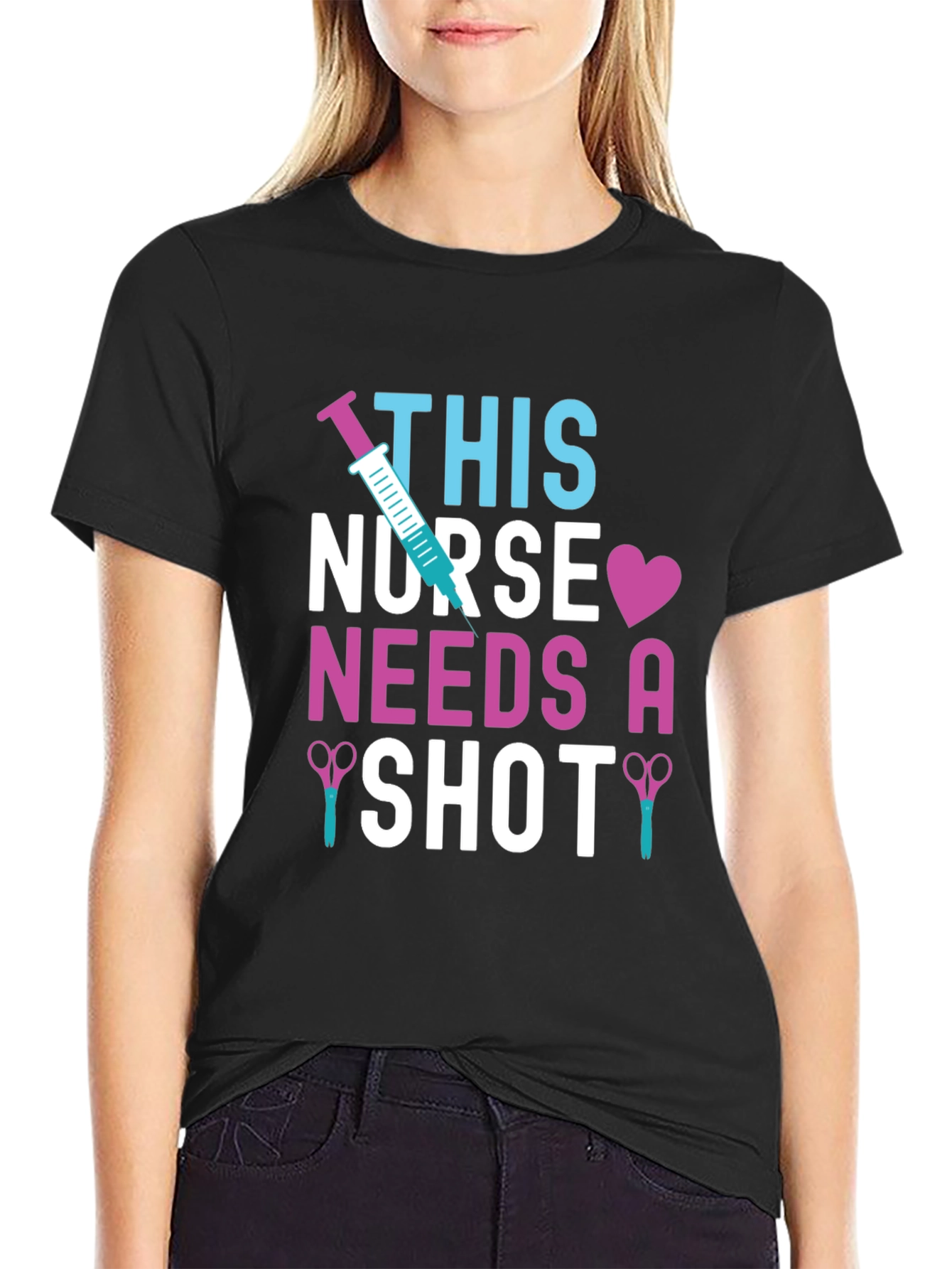 Nurse Shot T-Shirt - Healthcare Humor Tee