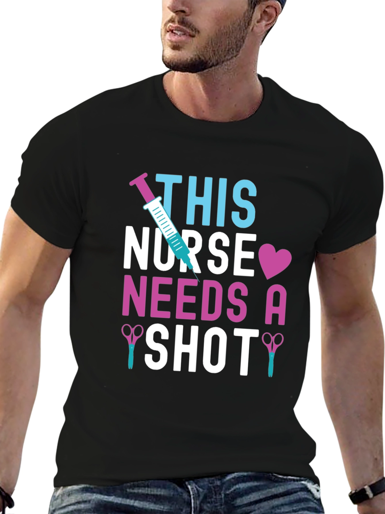 Nurse Shot T-Shirt - Healthcare Humor Tee