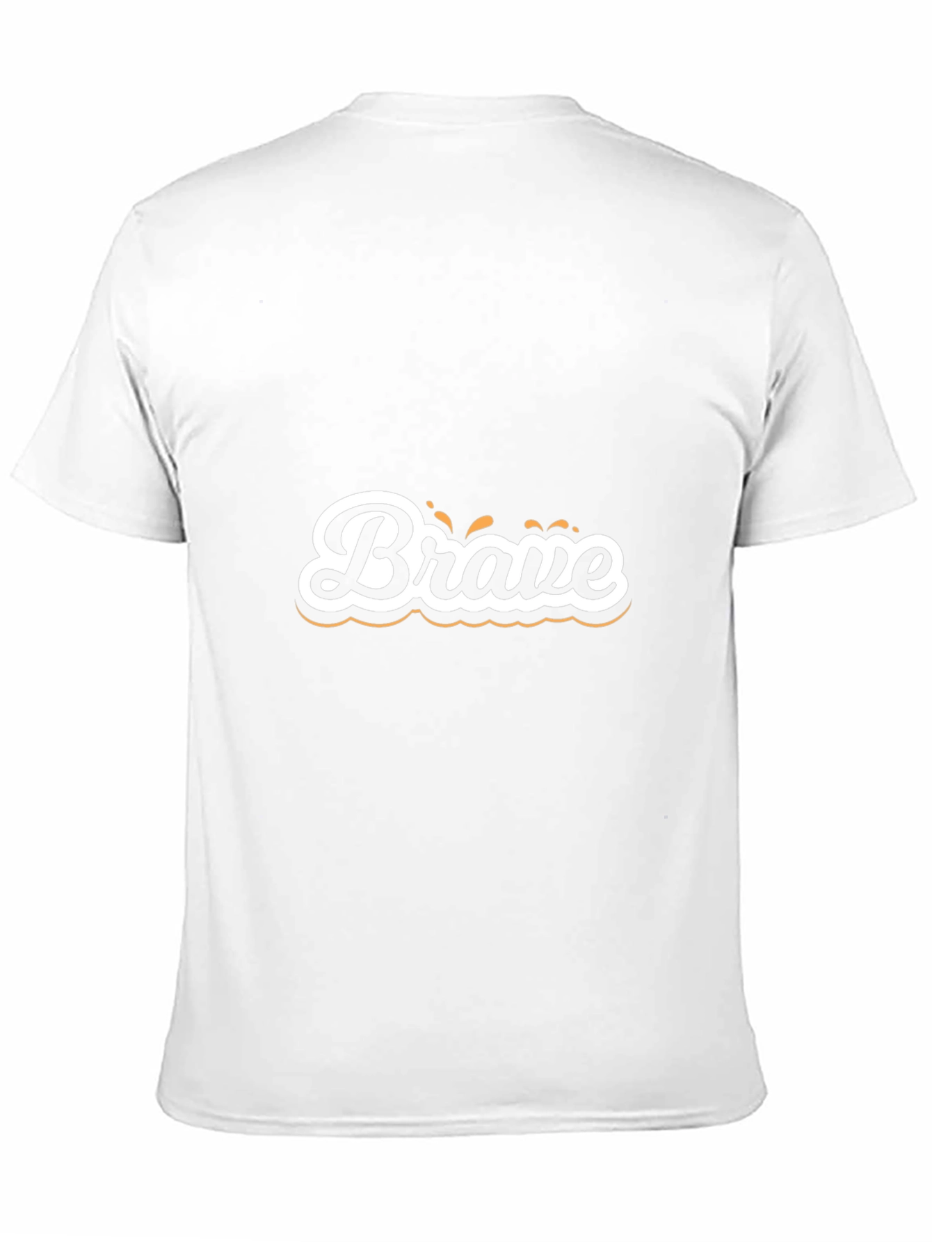 Brave Graphic Print Black T-Shirt