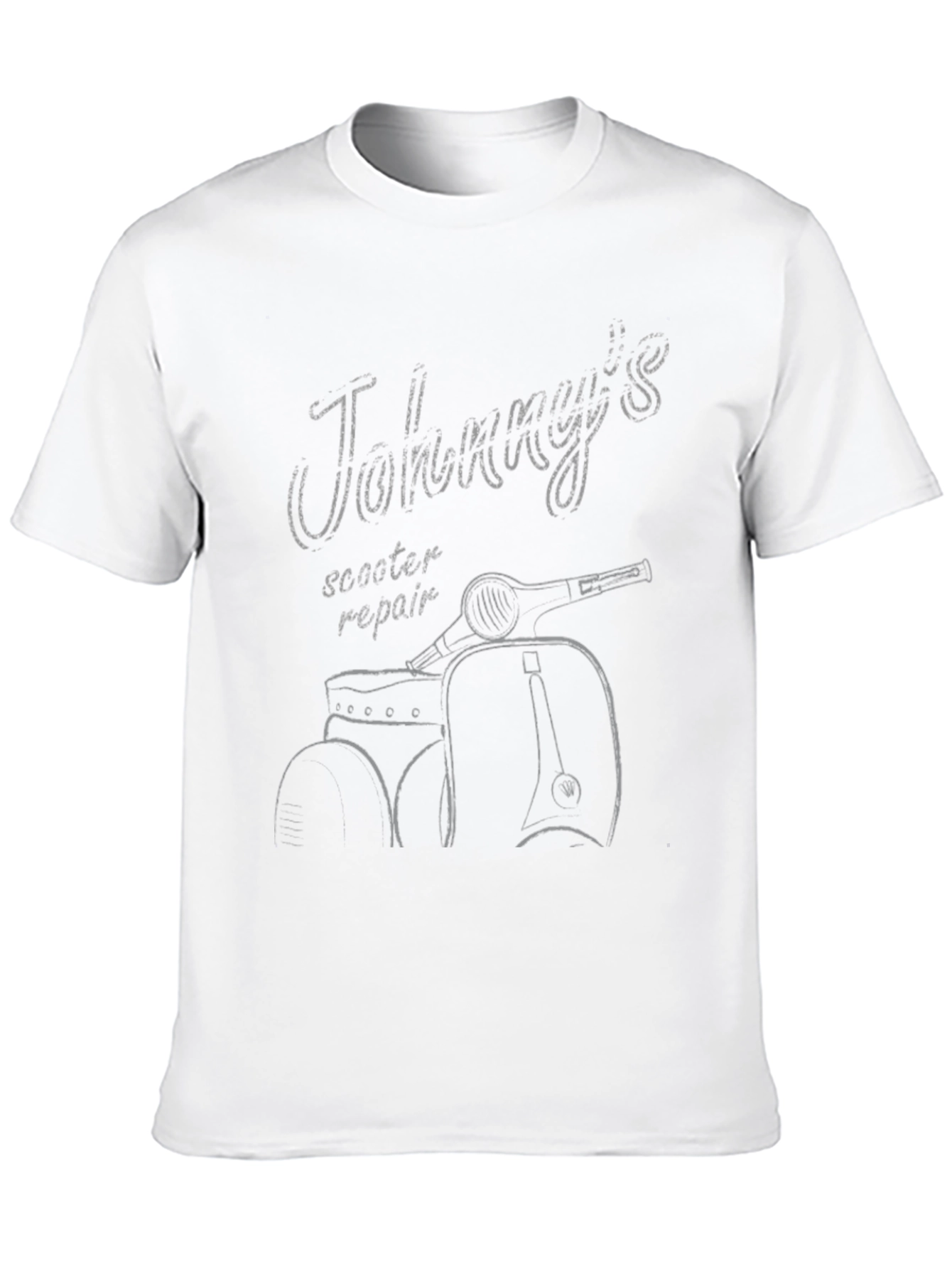 Johnnys Scooter Repair Graphic Tee