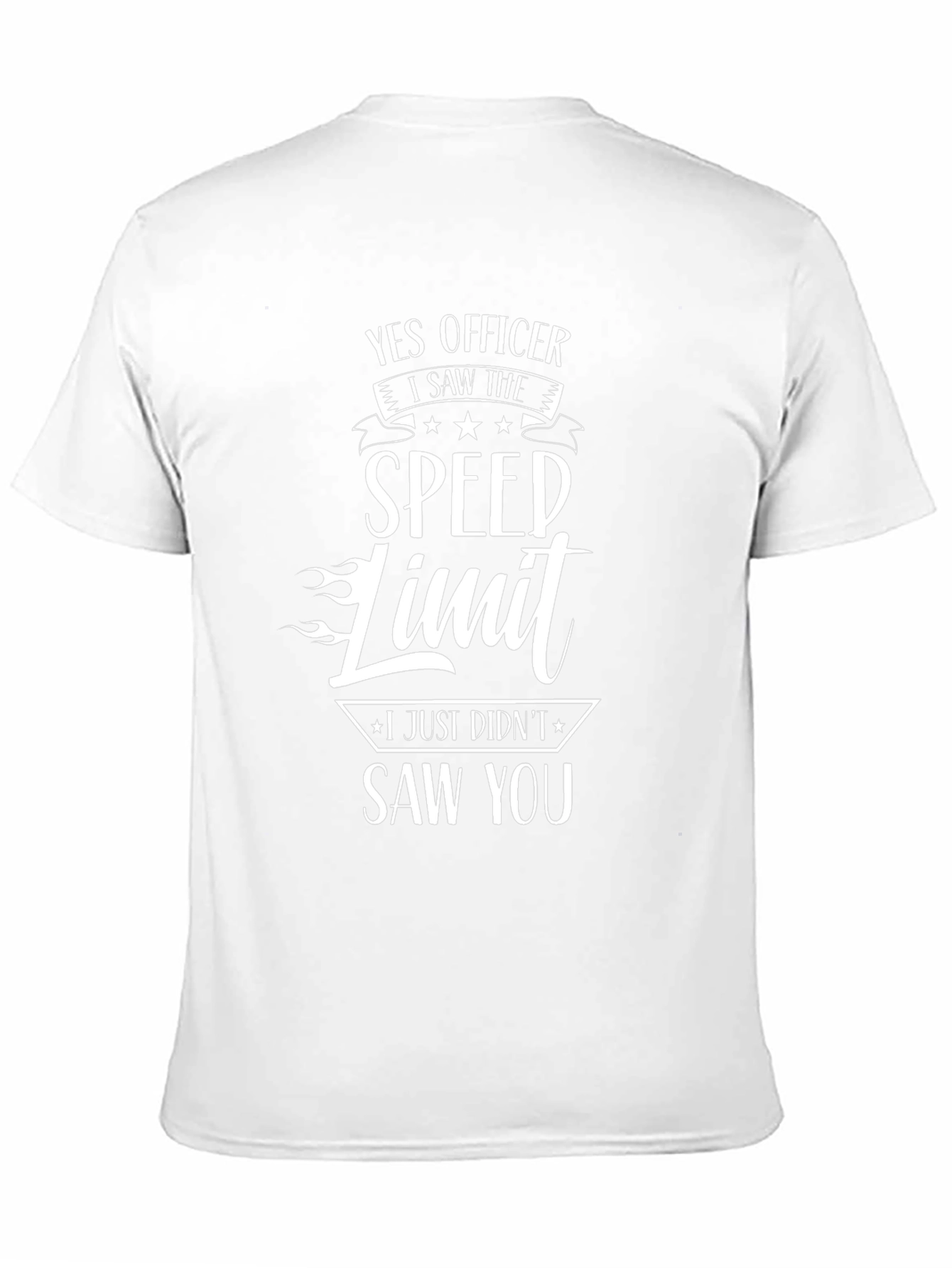 Yes Officer Speed Limit Graphic Tee