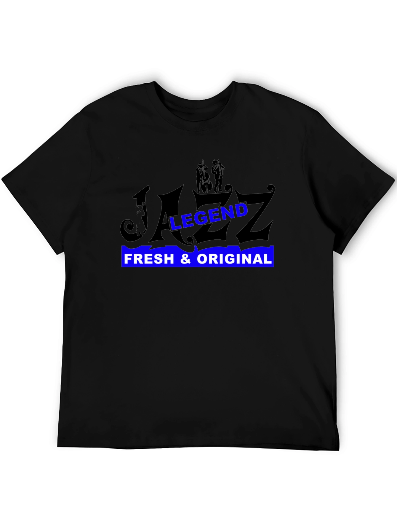 Jazz Legend Graphic Black T-Shirt