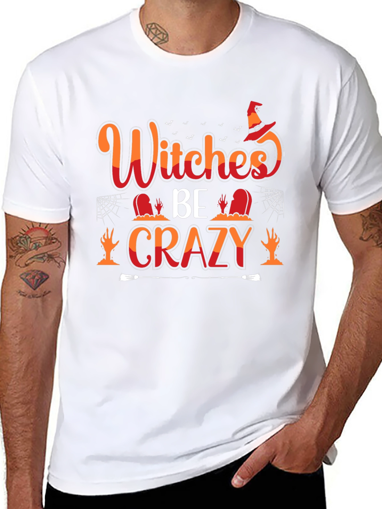 Witches Be Crazy T-Shirt - Halloween Graphic Tee