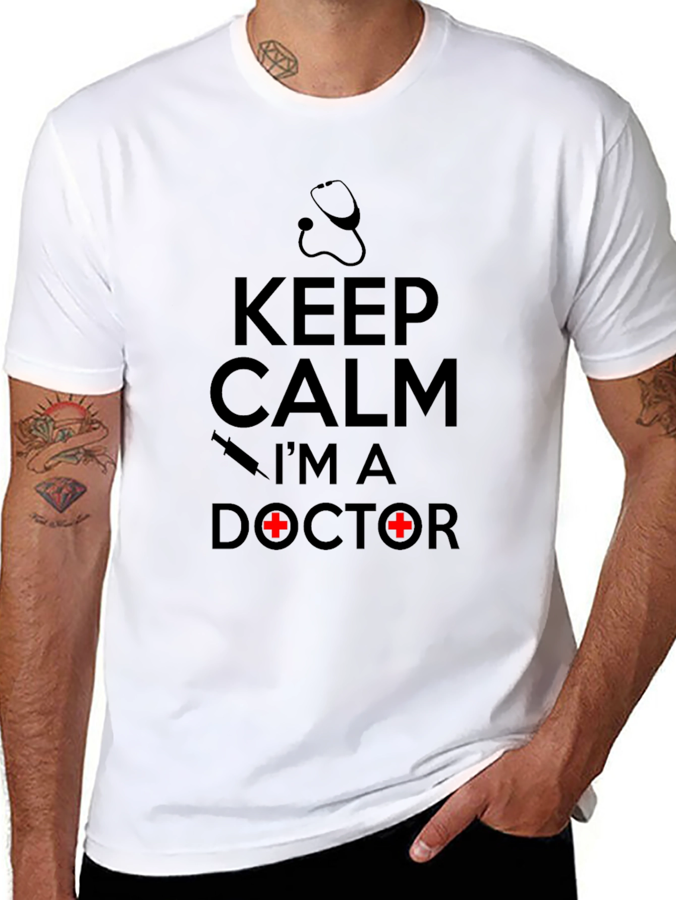 Keep Calm Im A Doctor Graphic Tee