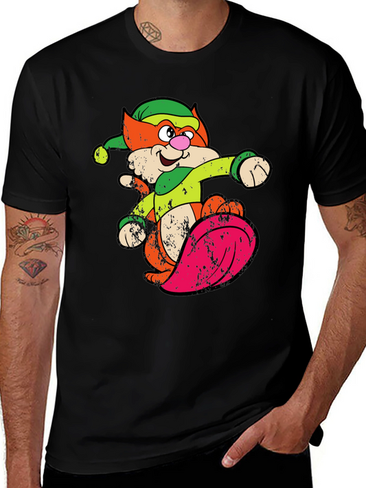 Retro Cartoon Cat T-Shirt