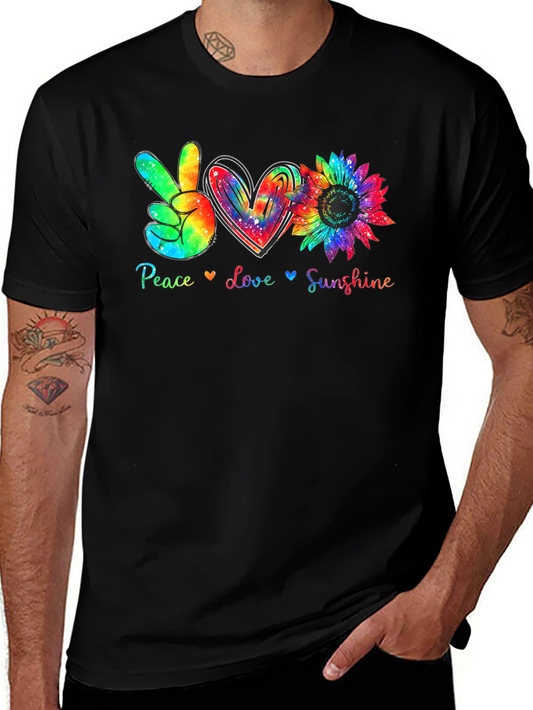 Peace Love Sunshine Graphic T-Shirt