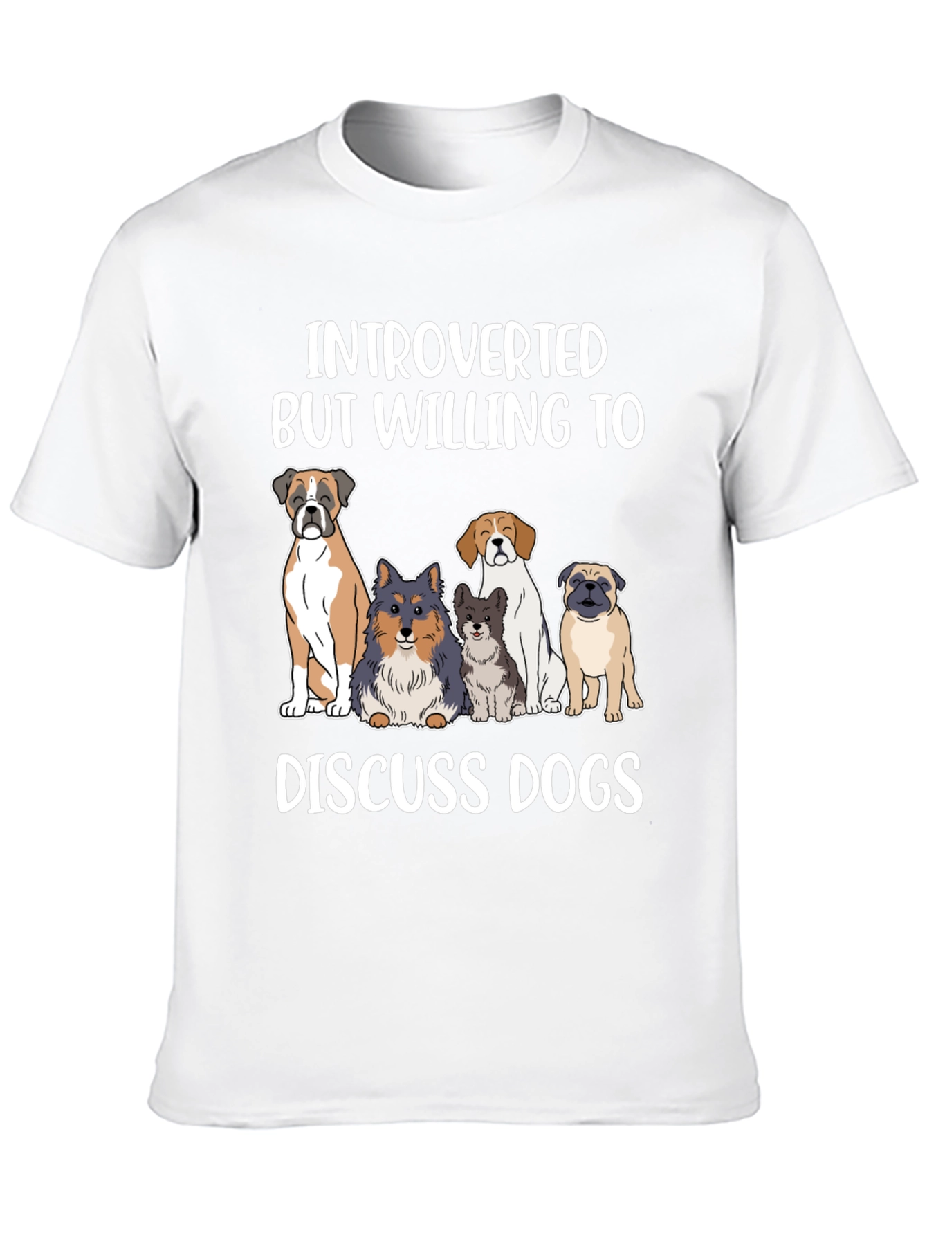 Introverted Dog Lover Tee