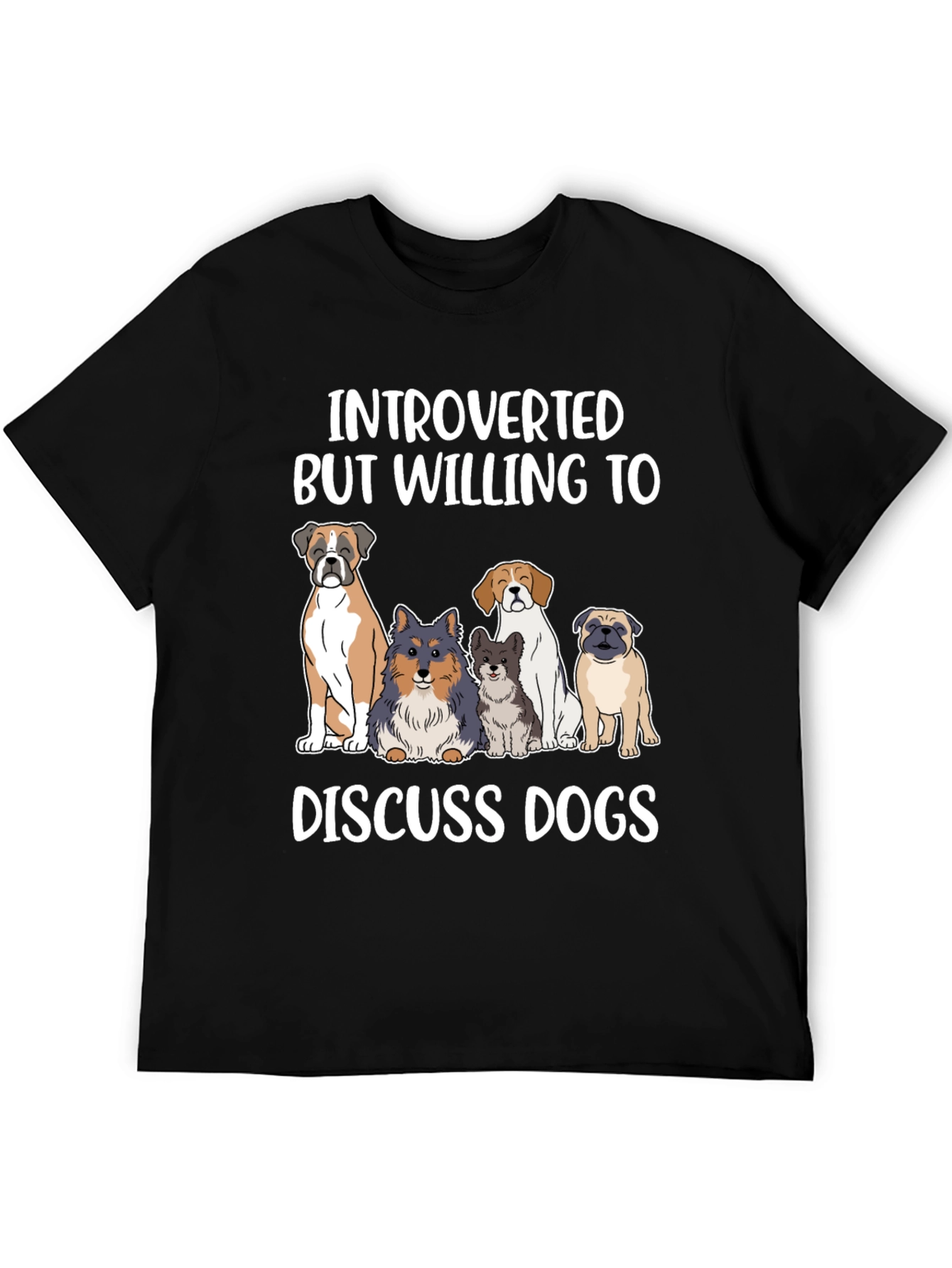 Introverted Dog Lover Tee