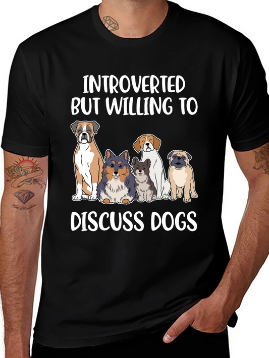 Introverted Dog Lover Tee