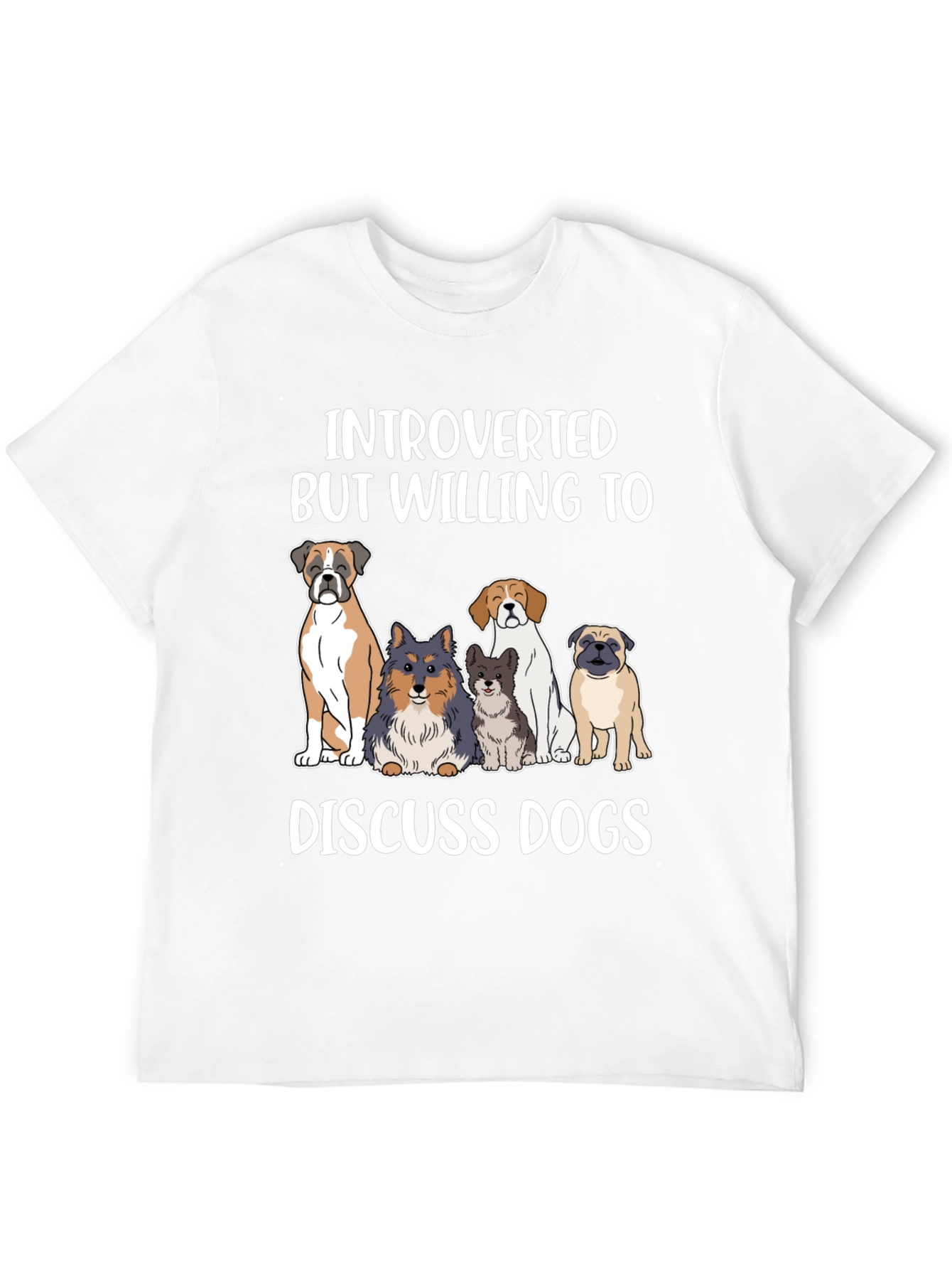 Introverted Dog Lover Tee