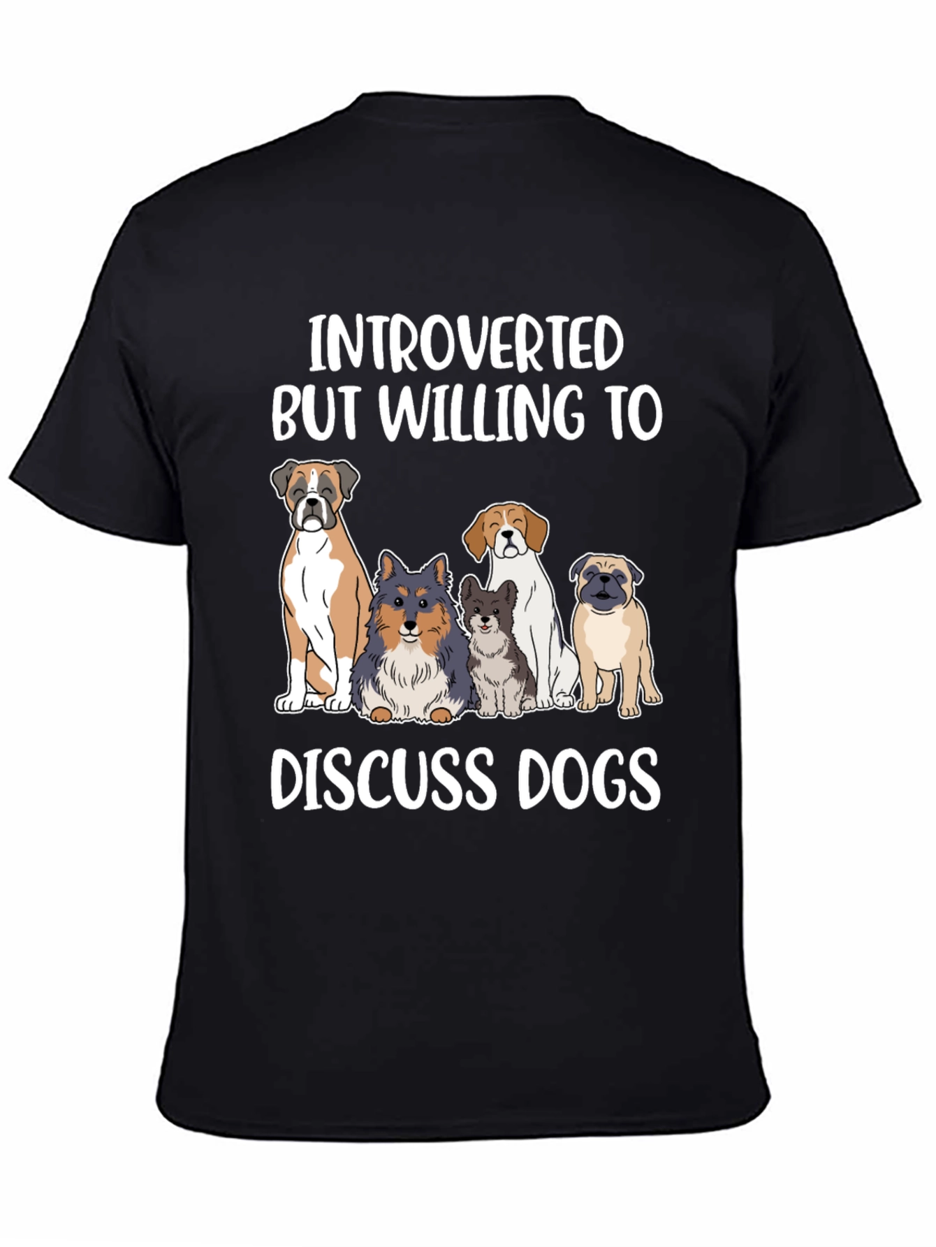 Introverted Dog Lover Tee