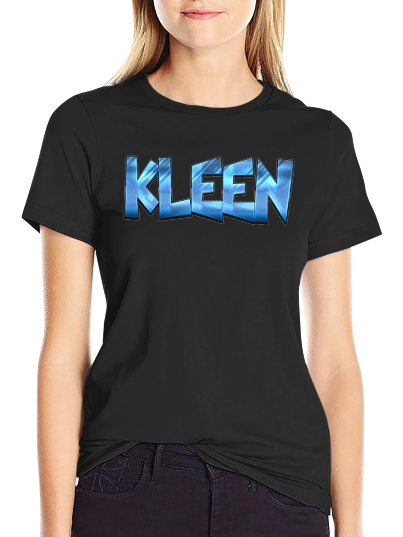 Kleen Graphic Tee - Stylish Black T-Shirt