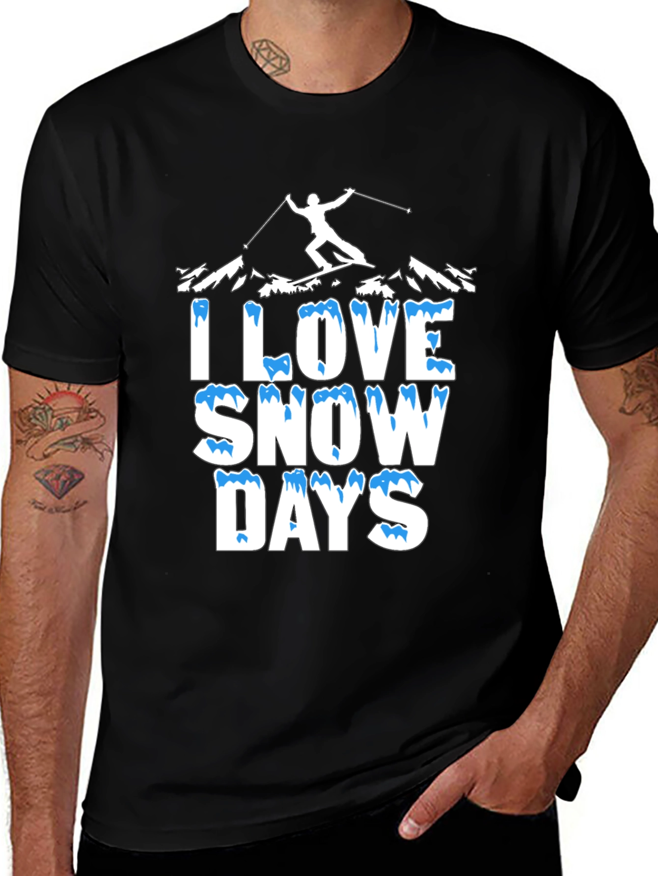 I Love Snow Days Graphic T-Shirt