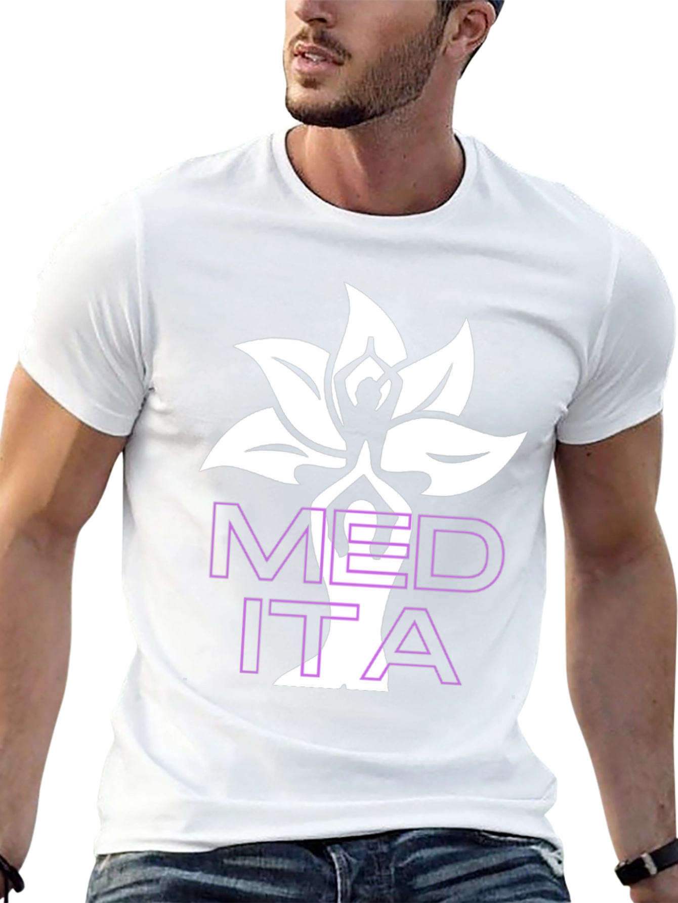 Meditate Lotus Flower T-Shirt
