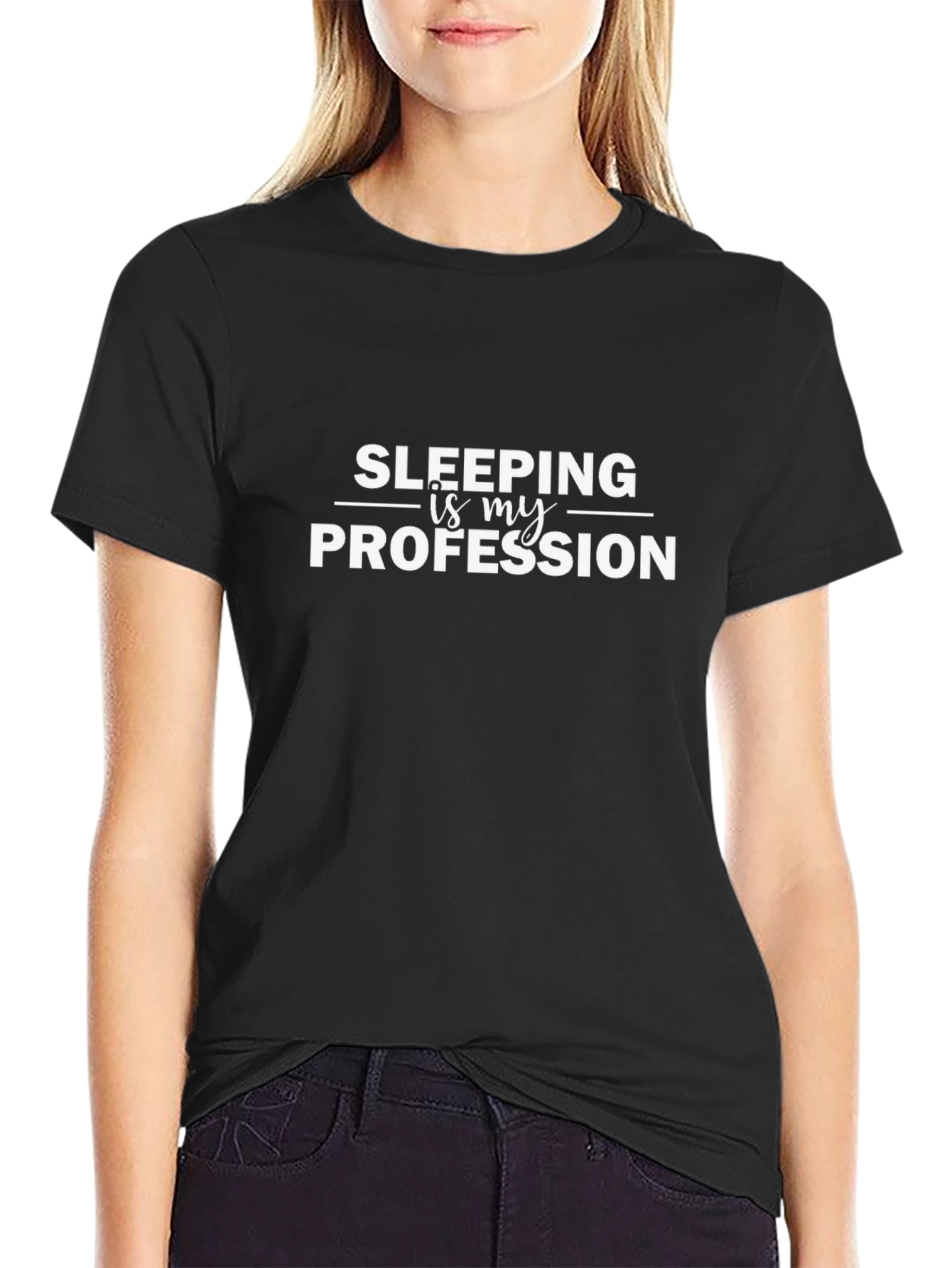 Sleeping is My Profession T-Shirt - Funny Lazy Tee