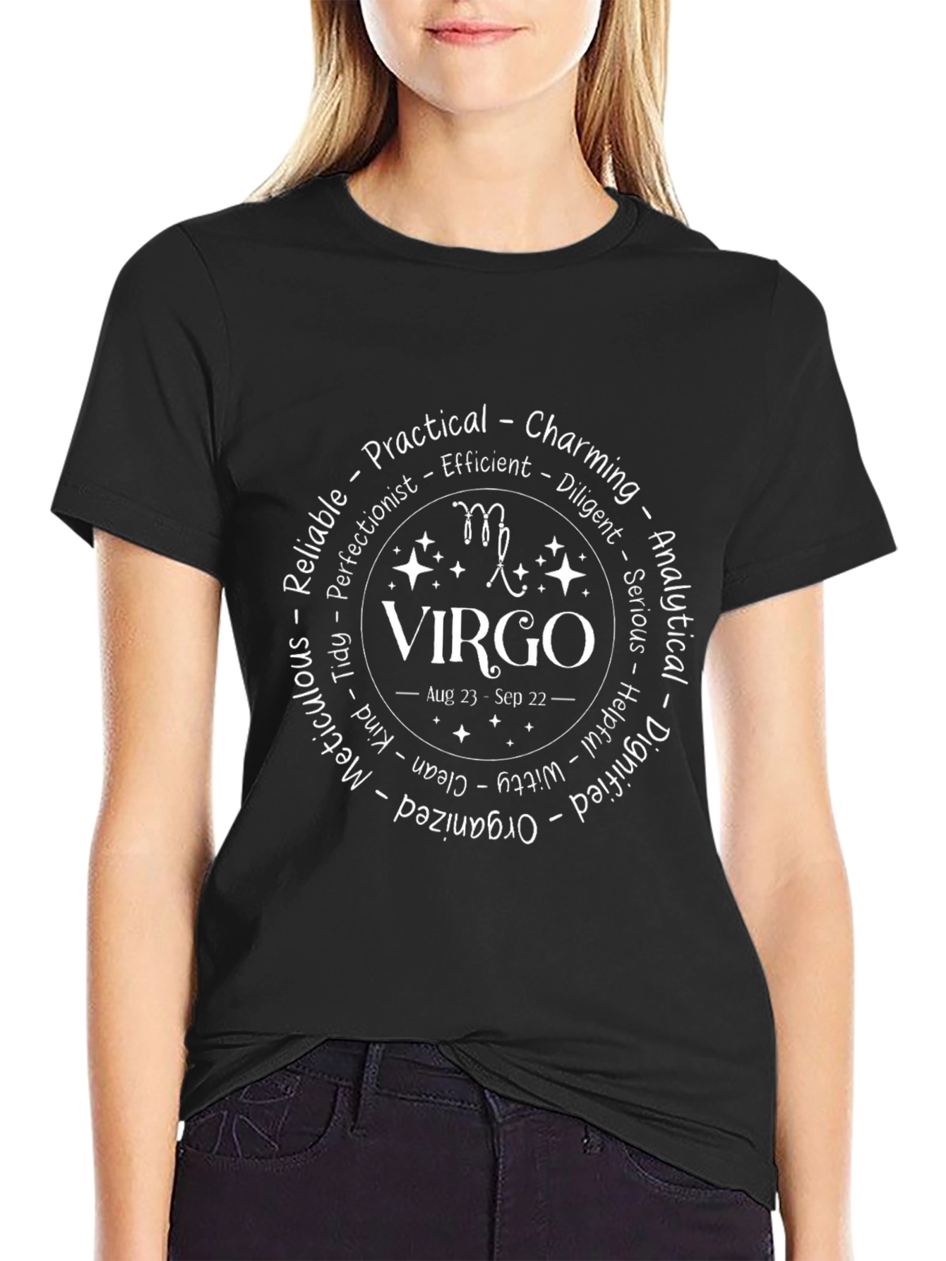 Virgo Zodiac Sign T-Shirt
