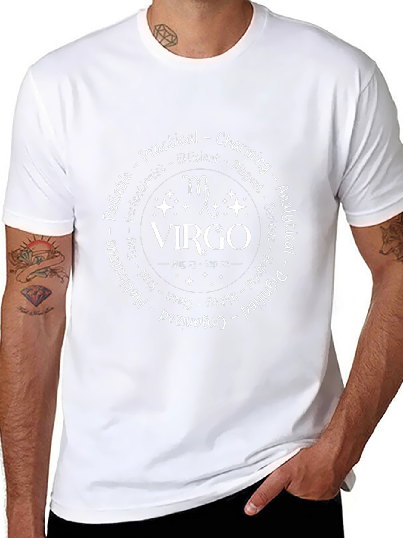 Virgo Zodiac Sign T-Shirt