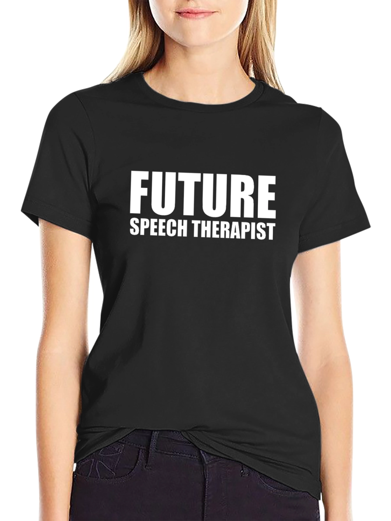 Future Speech Therapist T-Shirt - Black