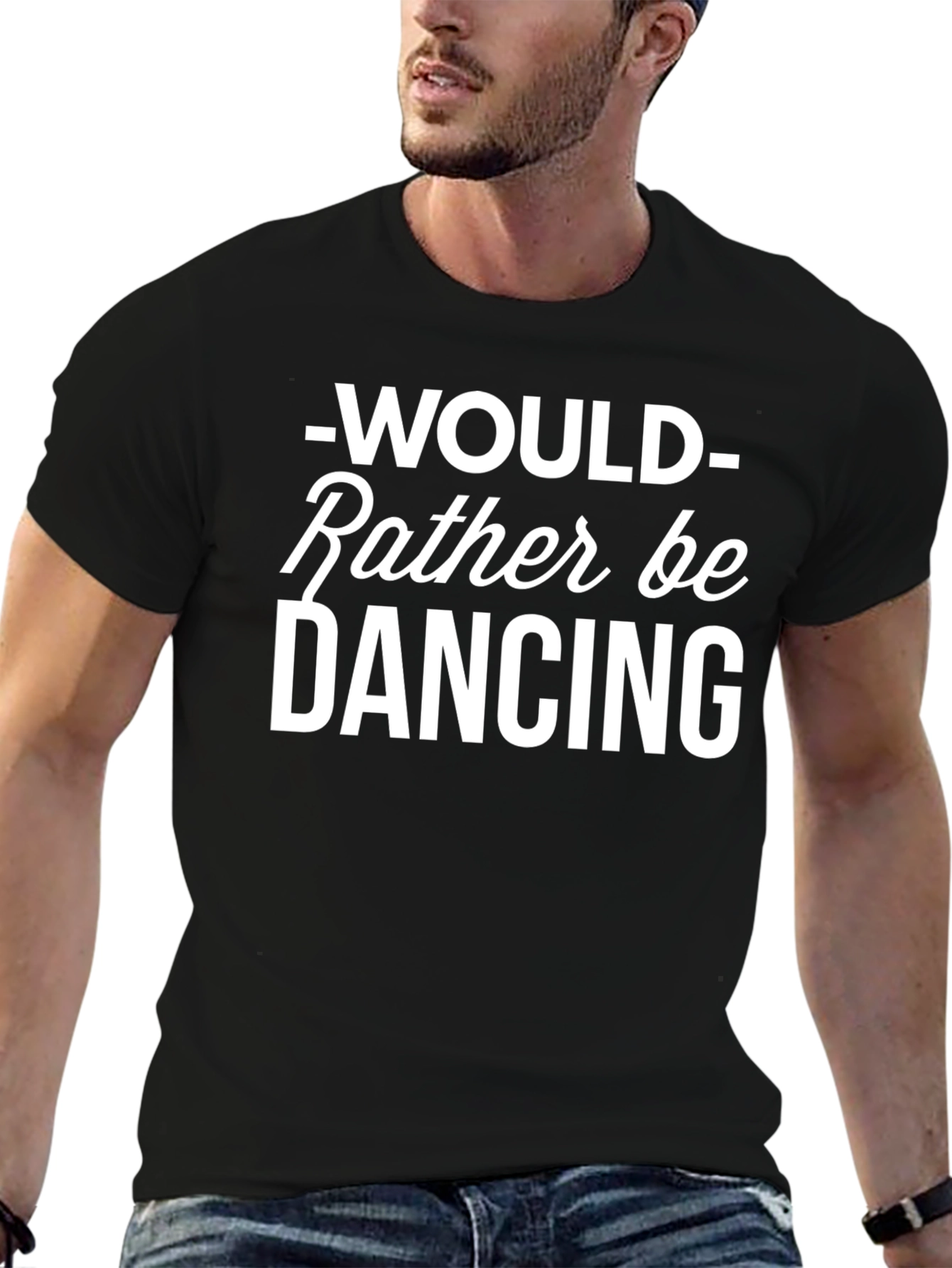 Would Rather Be Dancing Tee - Black