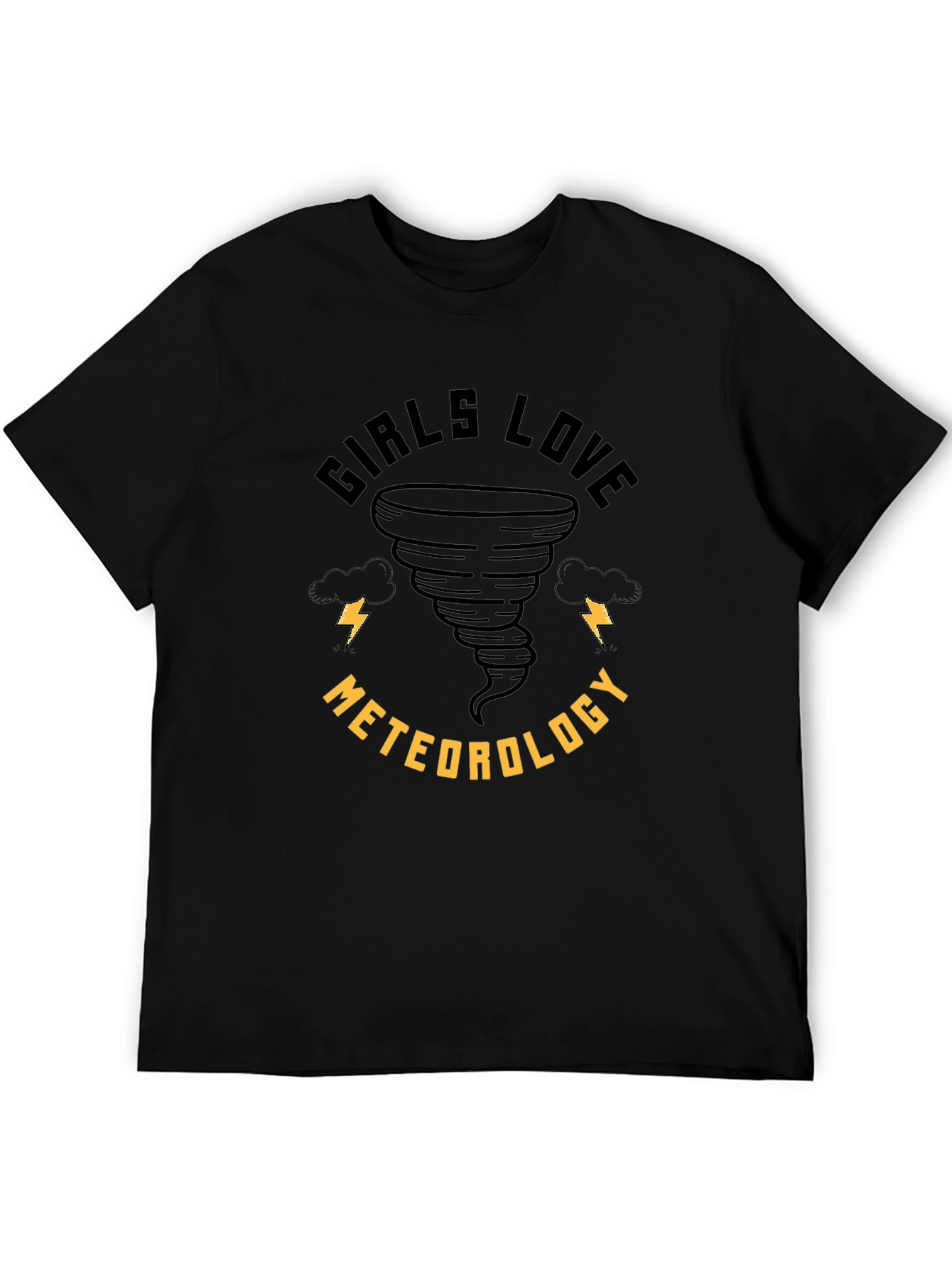 Girls Love Meteorology T-Shirt - Tornado Design