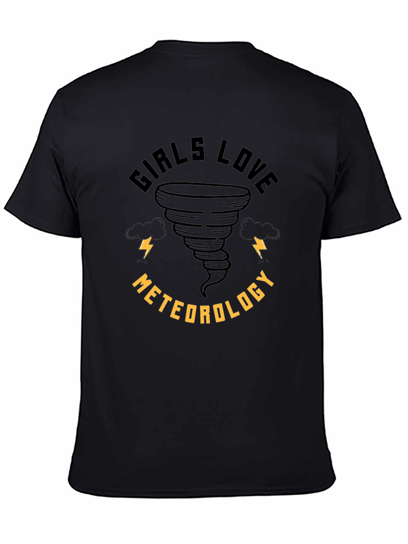 Girls Love Meteorology T-Shirt - Tornado Design