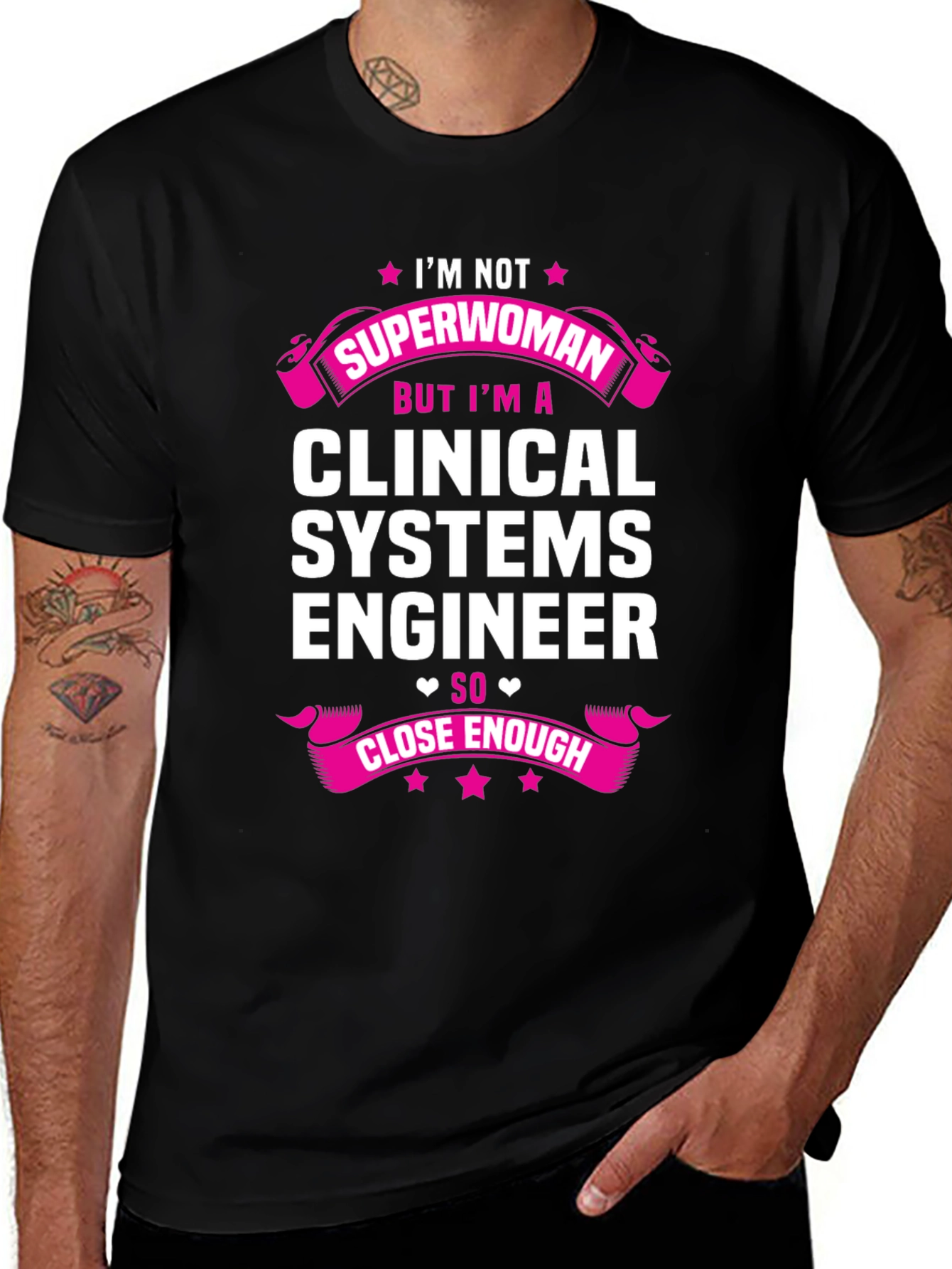 Clinical Systems Engineer Superwoman T-Shirt