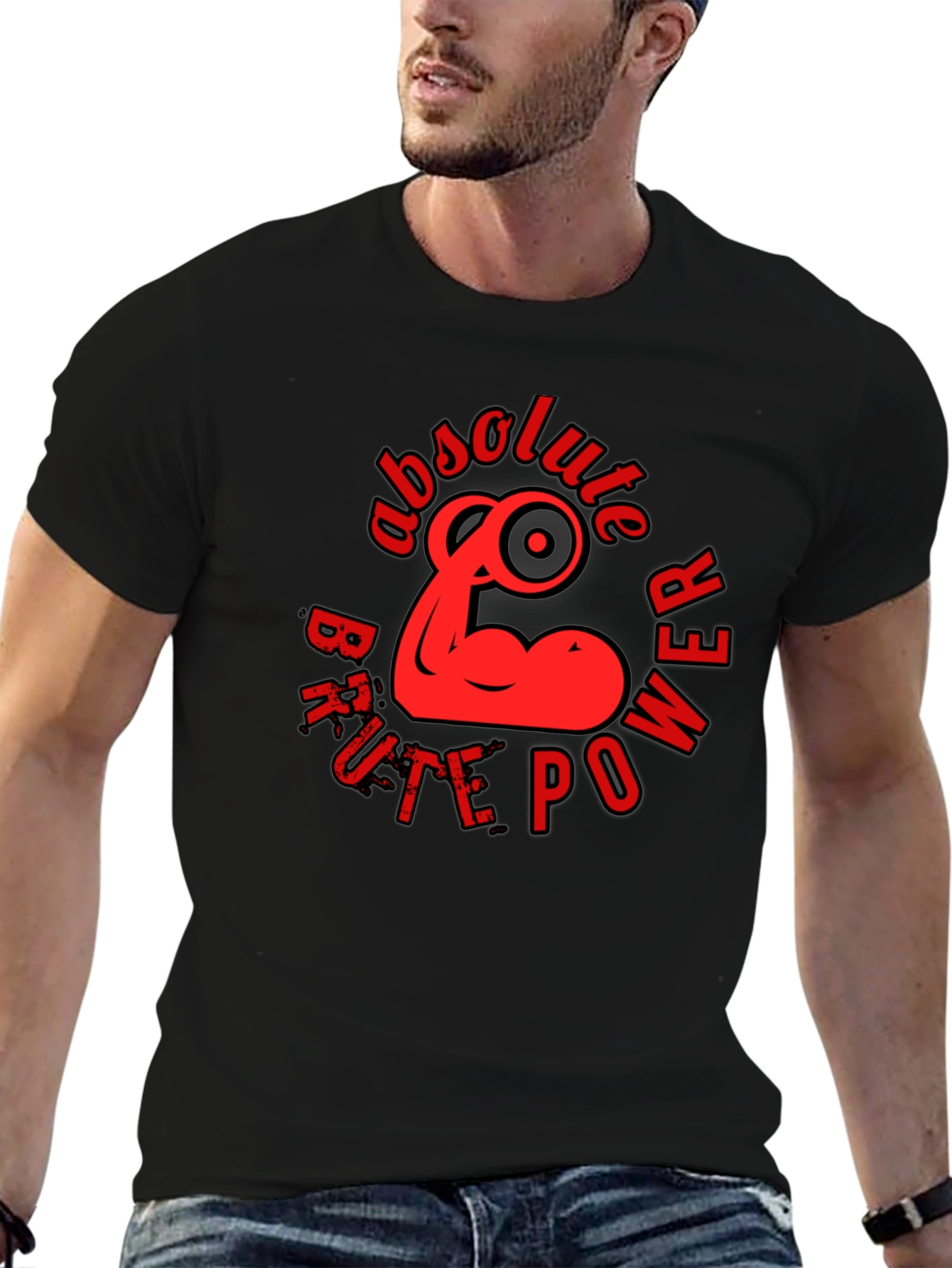 Absolute Brute Power Graphic T-Shirt