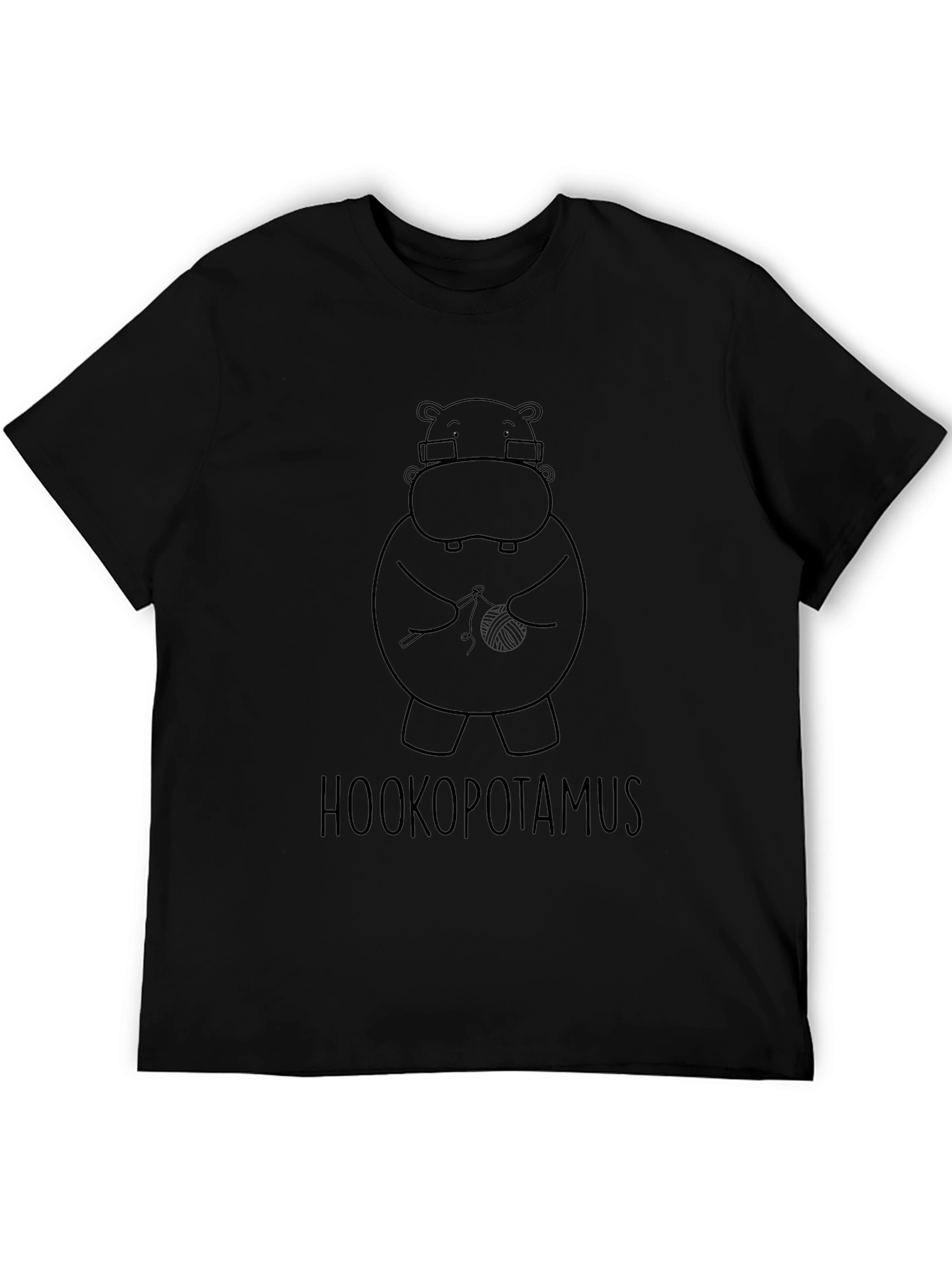 Hookopotamus T-Shirt - Knitted Hippo Tee