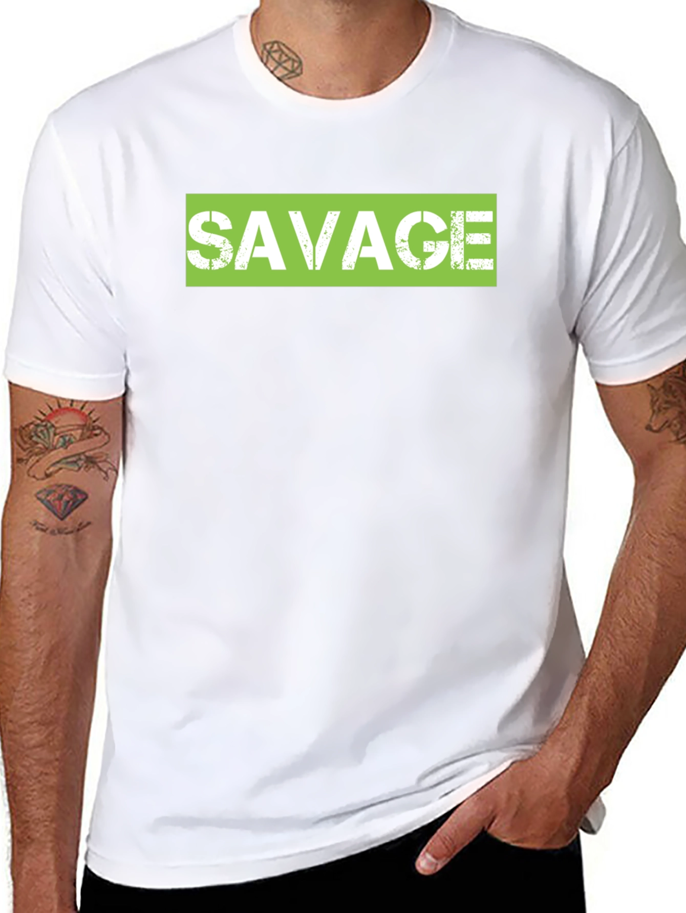 Savage Graphic Tee - Trendy Streetwear T-Shirt