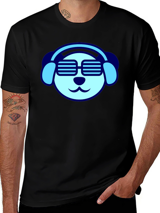 Cool Dog Tee - Headphones & Shades