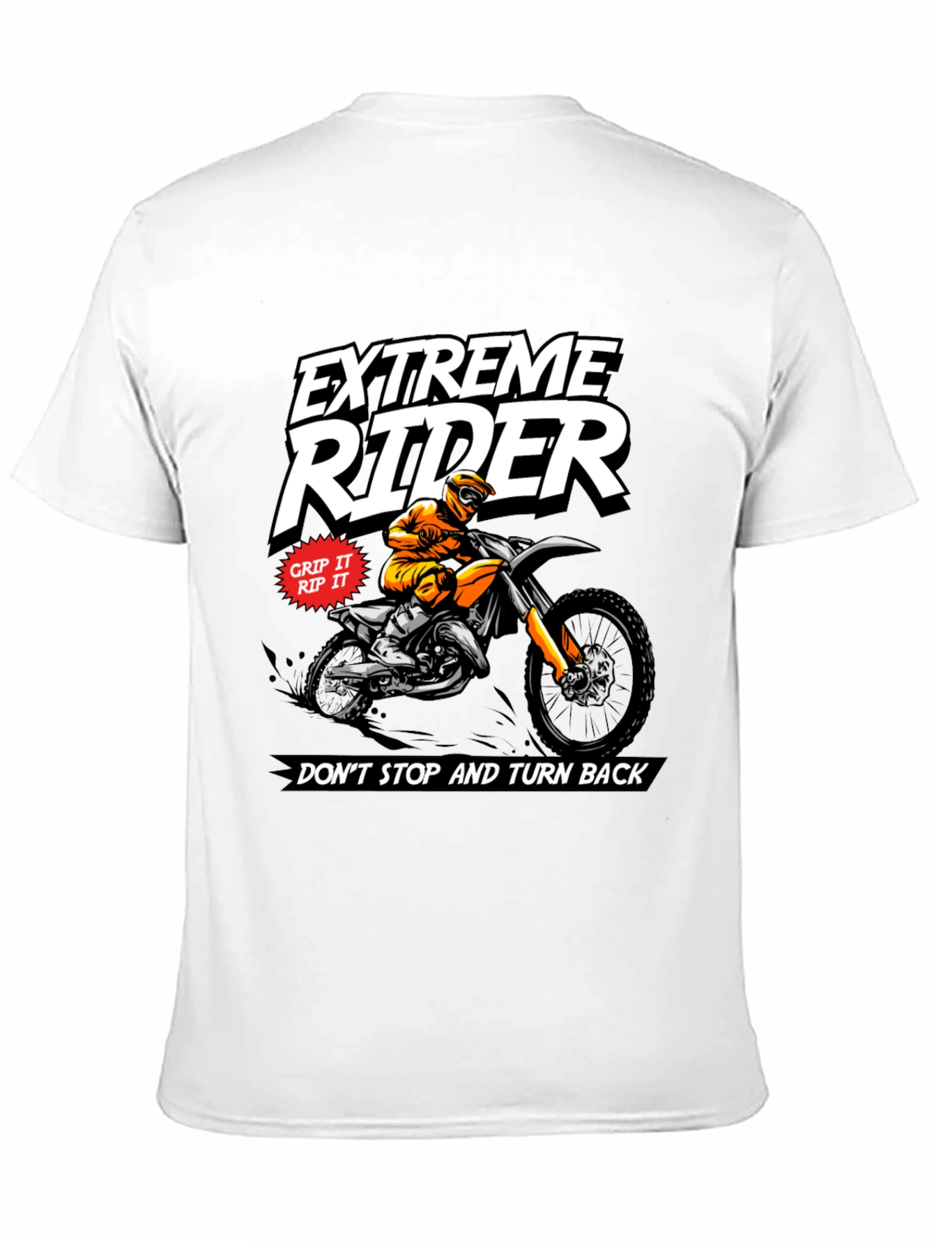 Extreme Rider Graphic Tee - Motorcross Design