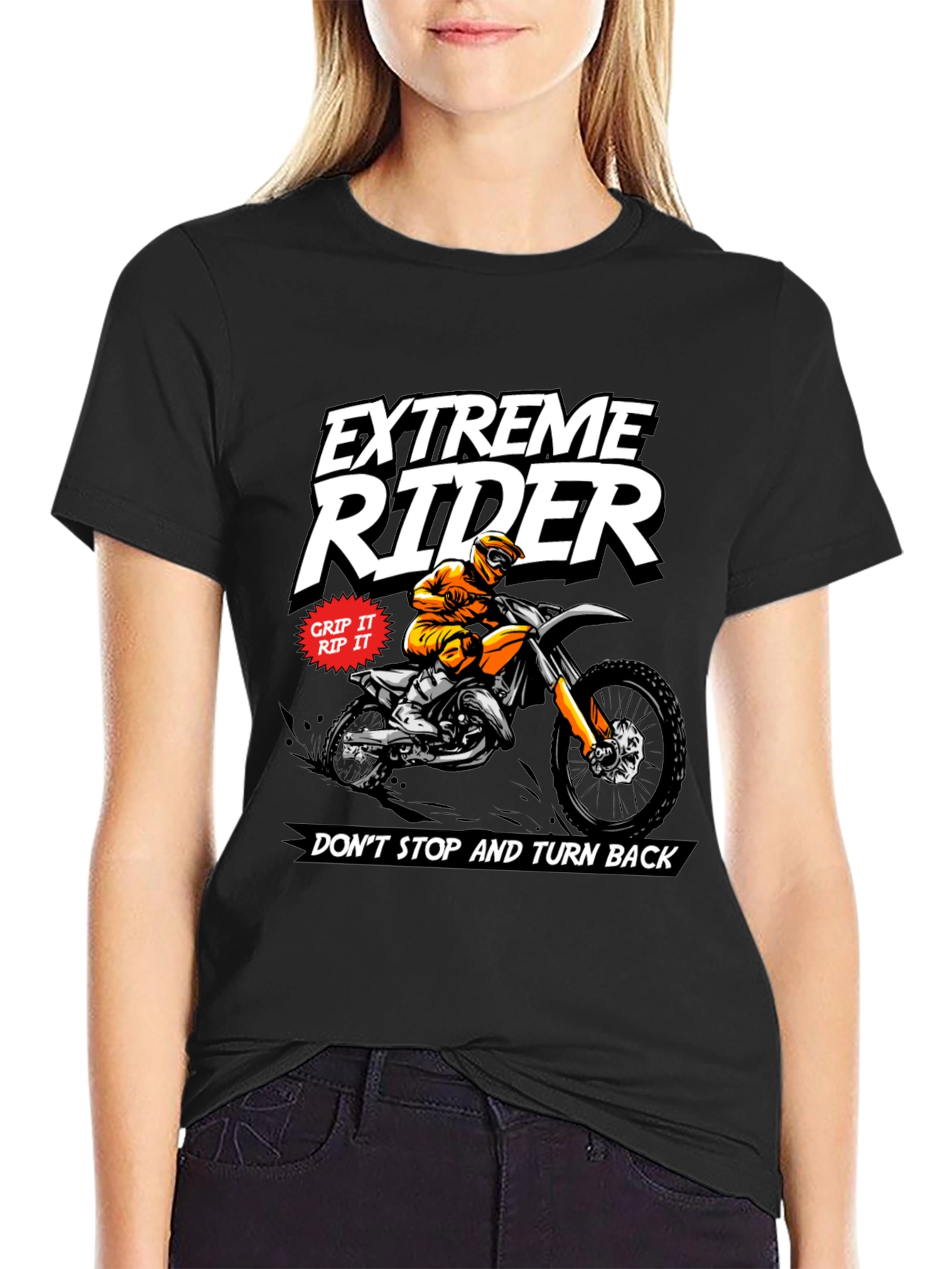 Extreme Rider Graphic Tee - Motorcross Design
