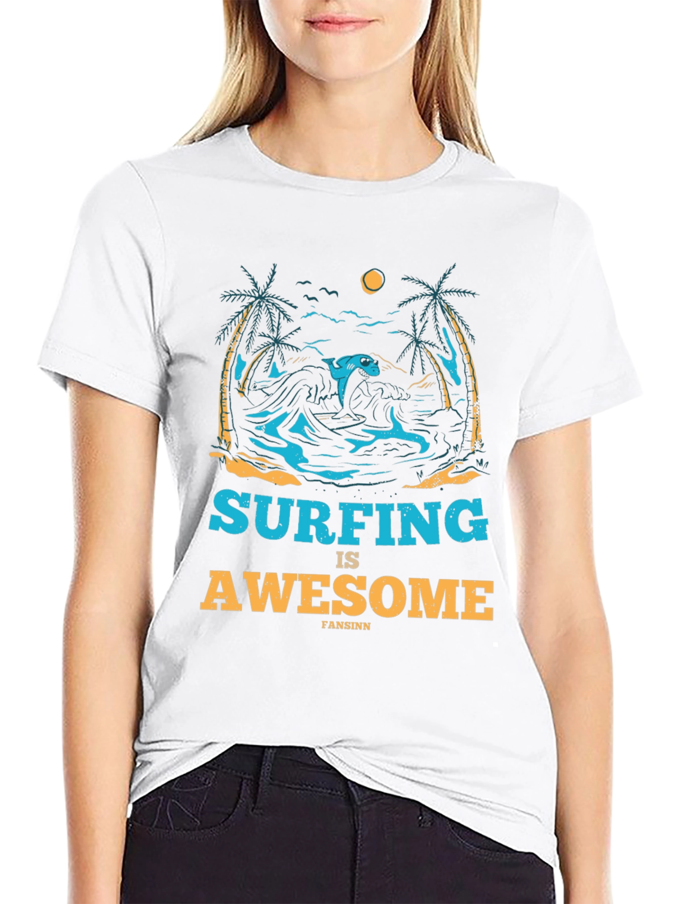 Surfing is Awesome T-Shirt