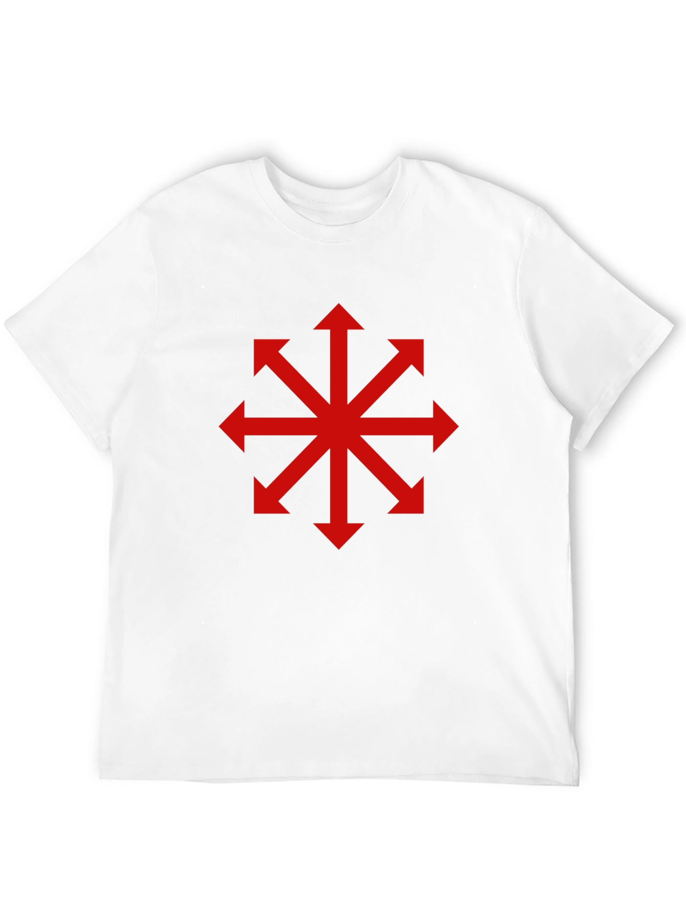 Chaos Star T-Shirt - Bold Red Symbol on Black