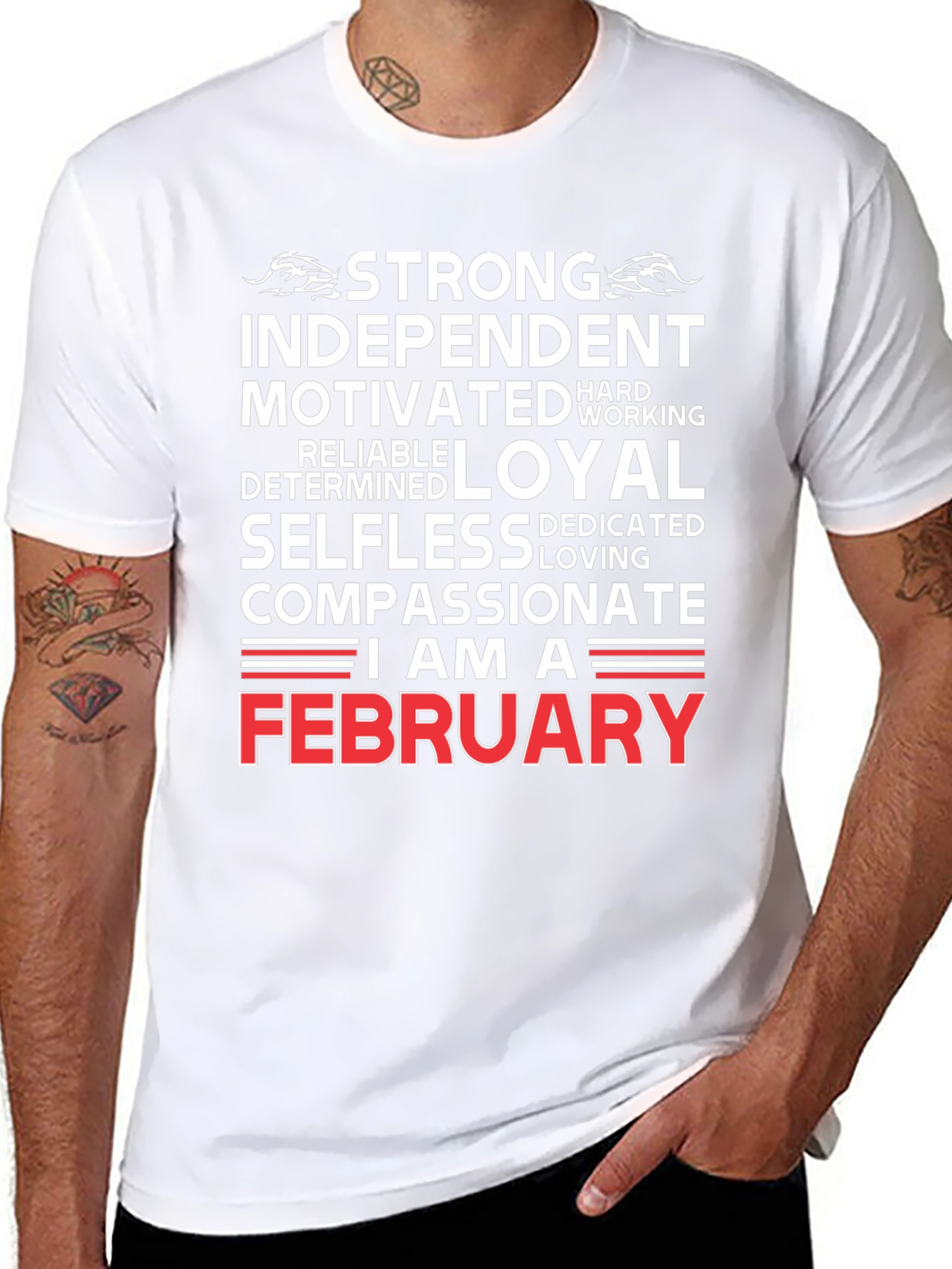 Strong February Birthday T-Shirt