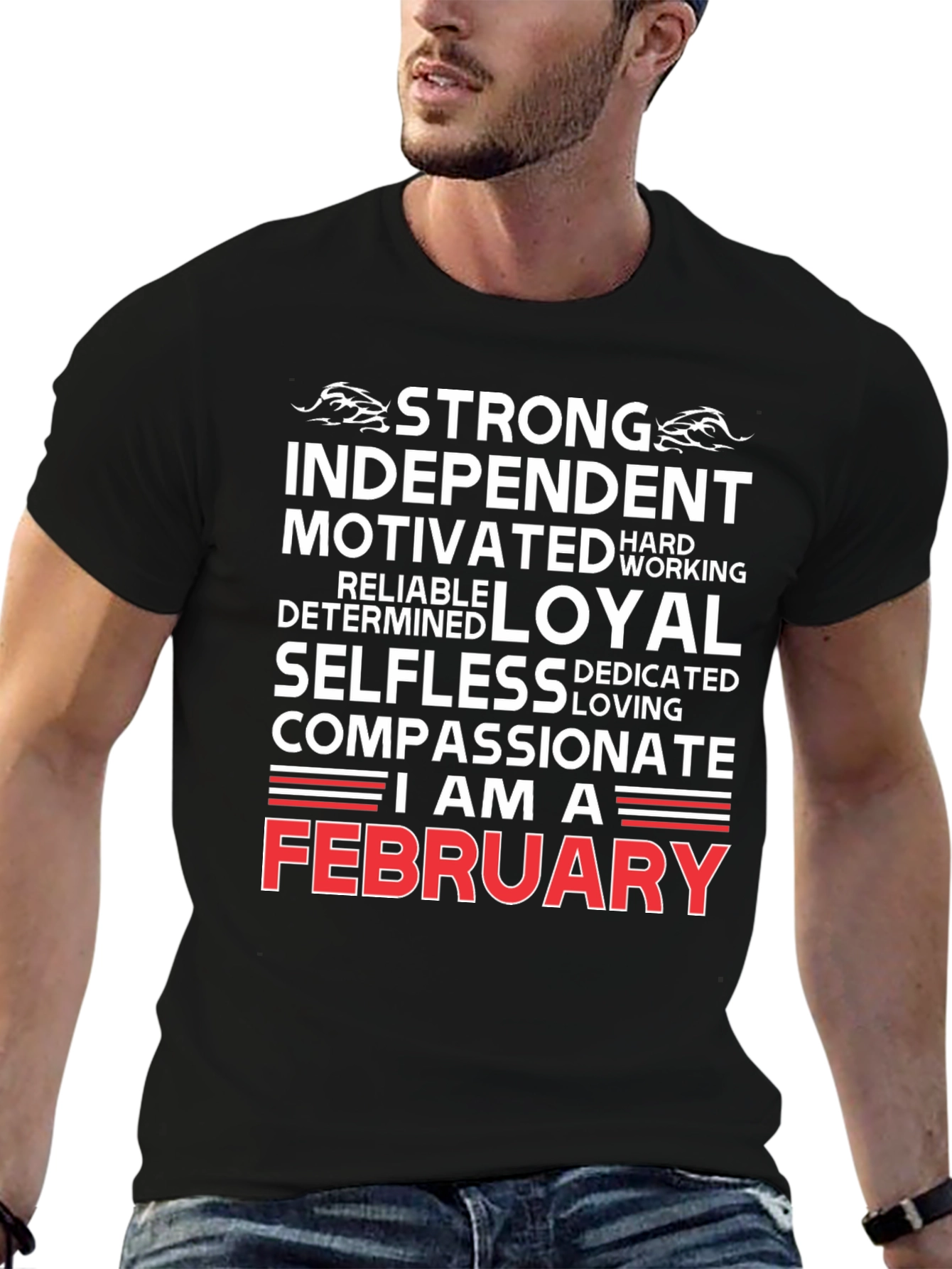 Strong February Birthday T-Shirt