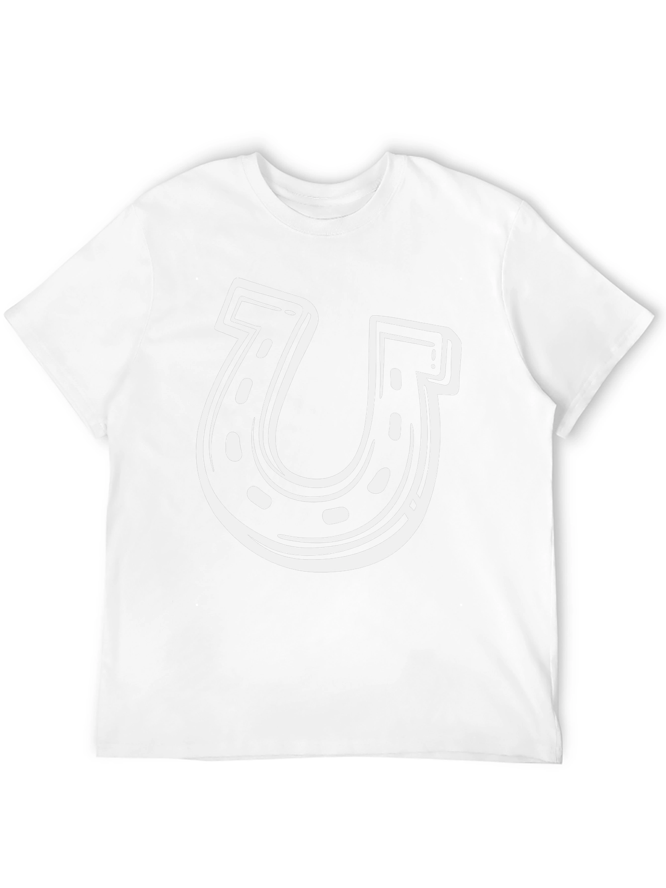 Lucky Horseshoe Graphic Black T-Shirt