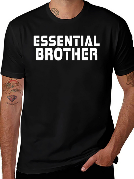 Essential Brother Black Graphic T-Shirt